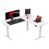 Biurko narożne elektryczne Huzaro Hero 9.5 White 160 cm