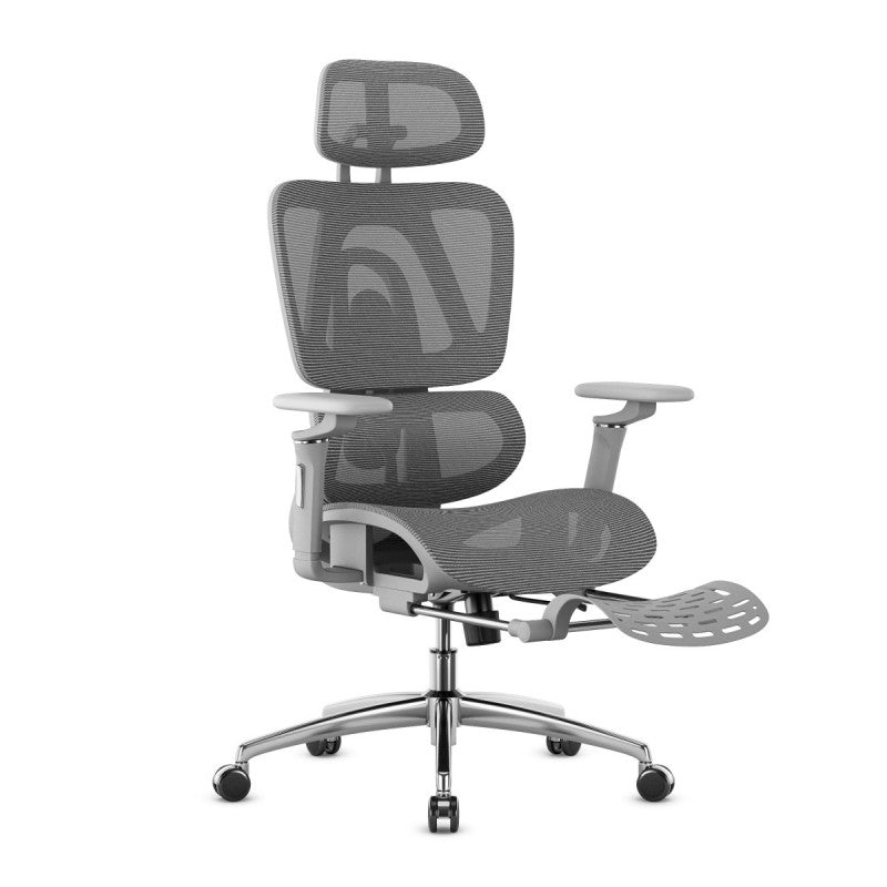 Fotel biurowy z podnóżkiem Mark Adler Expert 7.9 Grey