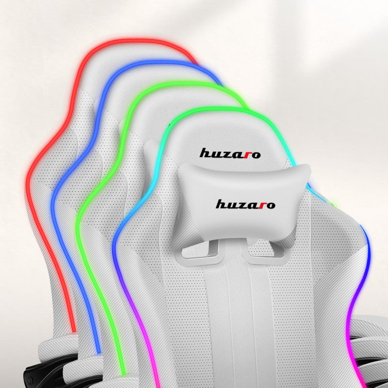 Fotel Gamingowy HUZARO Force 4.7 RGB White