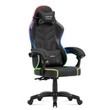 Fotel gamingowy welurowy Huzaro Force 2.7 RGB Black