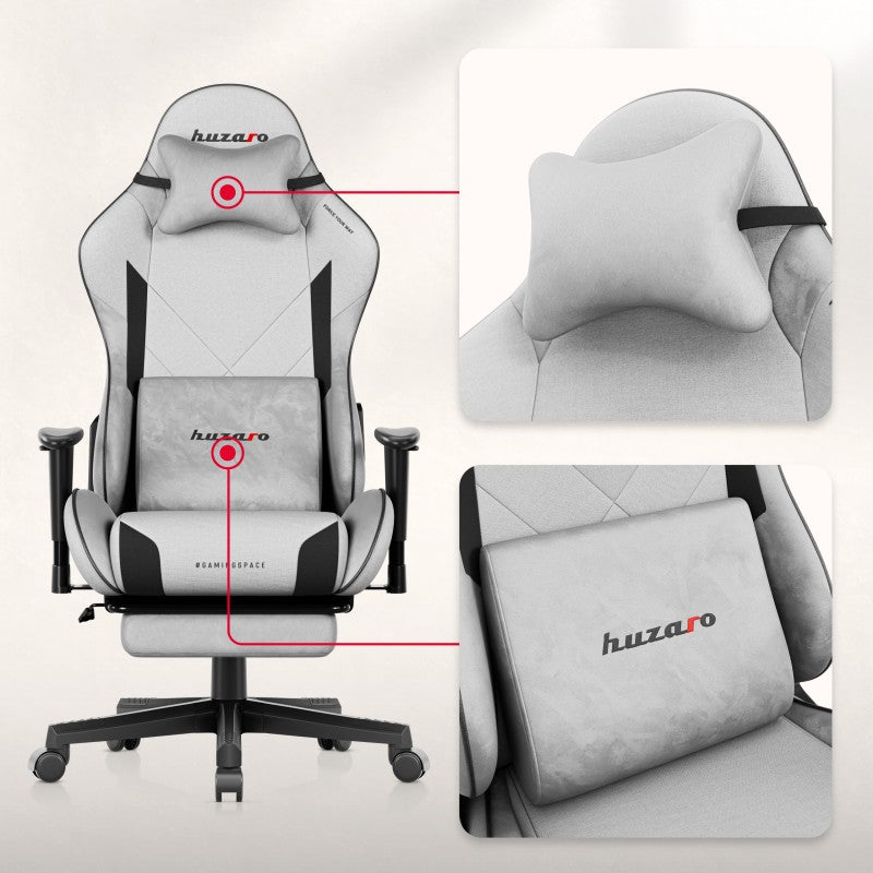 Fotel gamingowy Huzaro Force 5.7 Grey