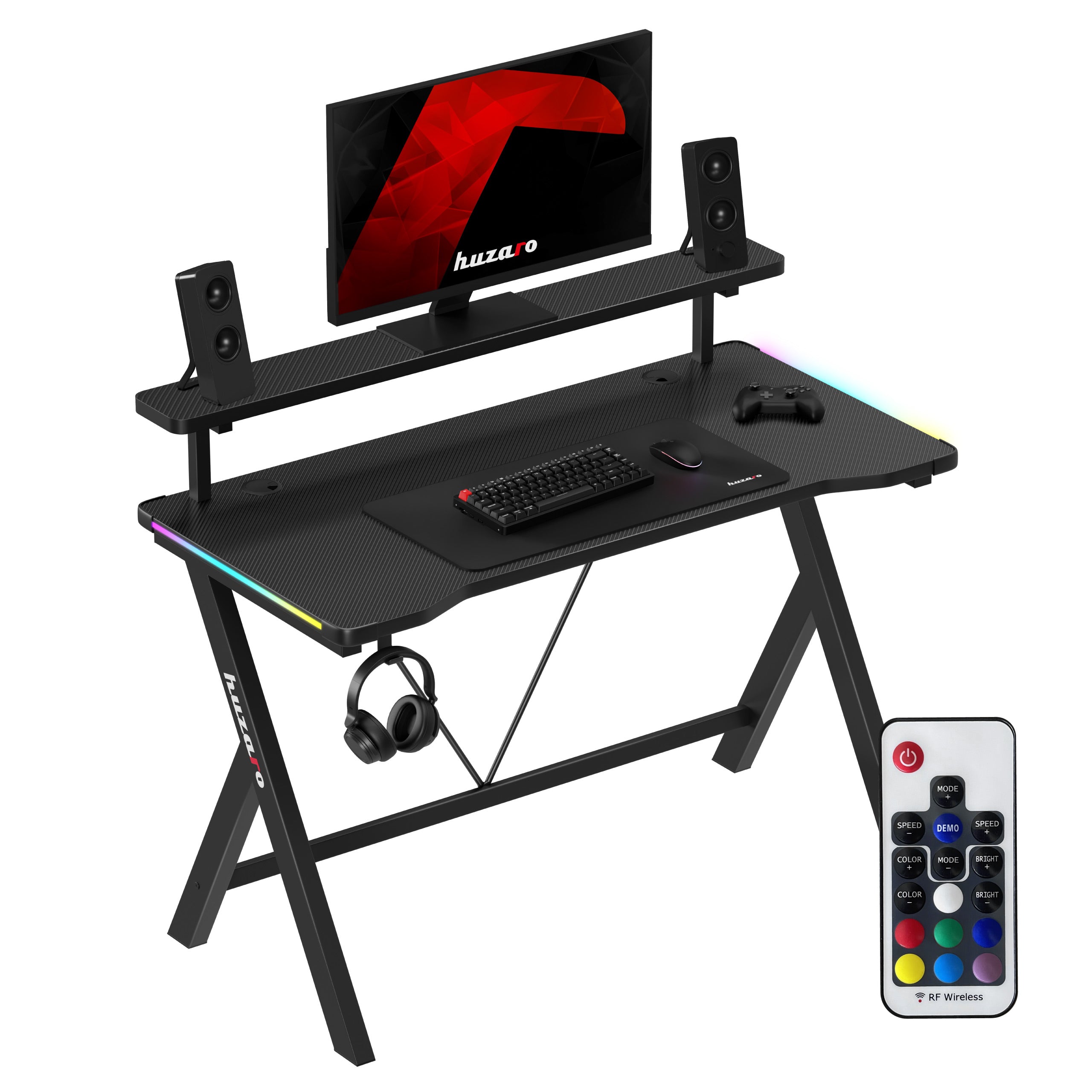 Herní stůl LED Huzaro Hero 1.9 RGB 120 cm