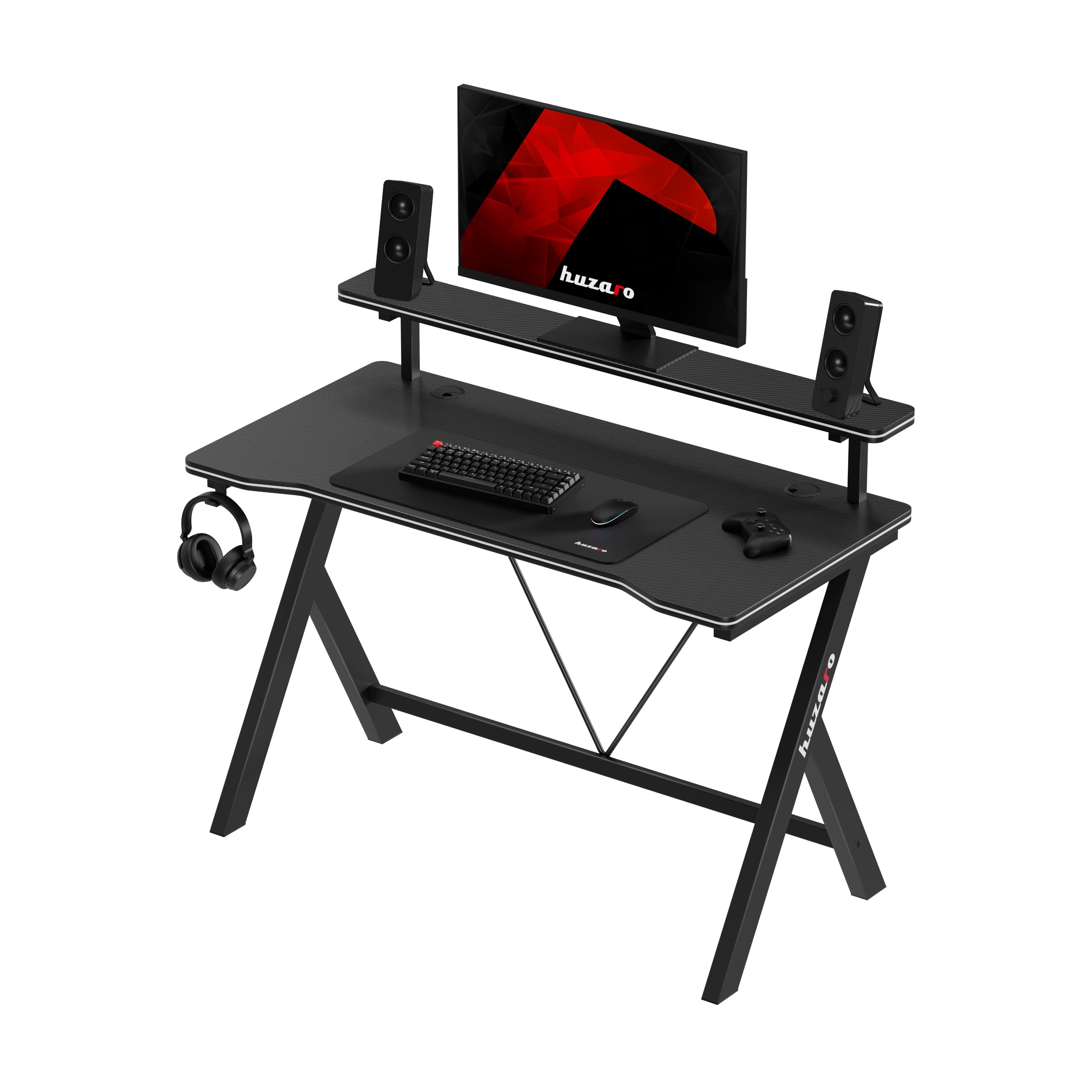 Herní stůl 120 cm Huzaro Hero 1.9 Black