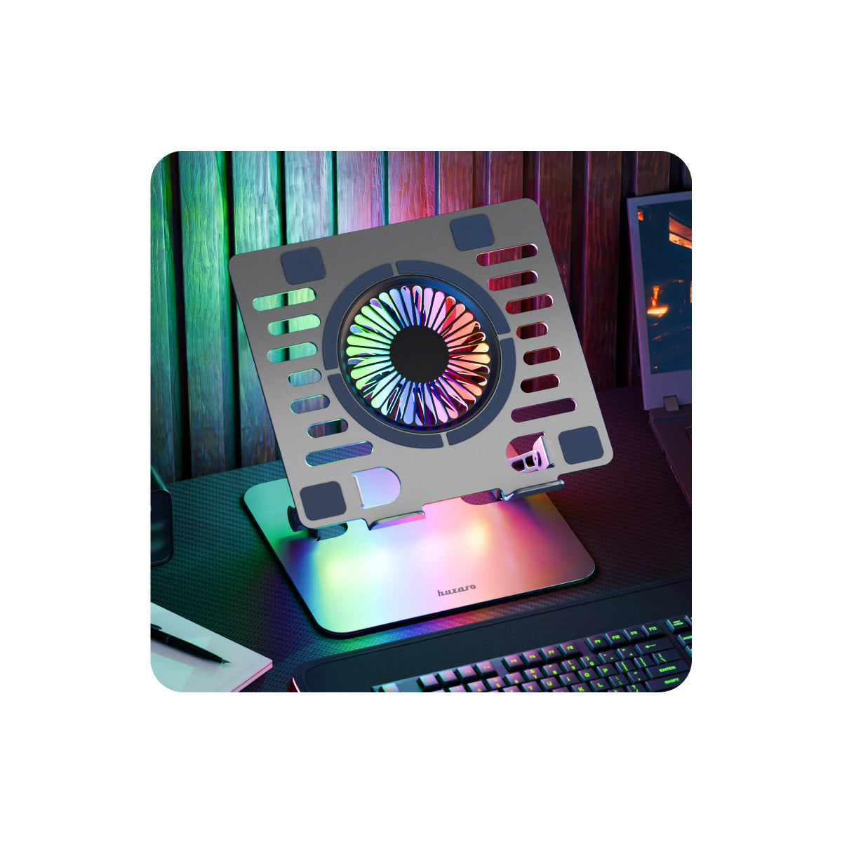 Chladicí podložka pod notebook Huzaro Hold 4.0 RGB