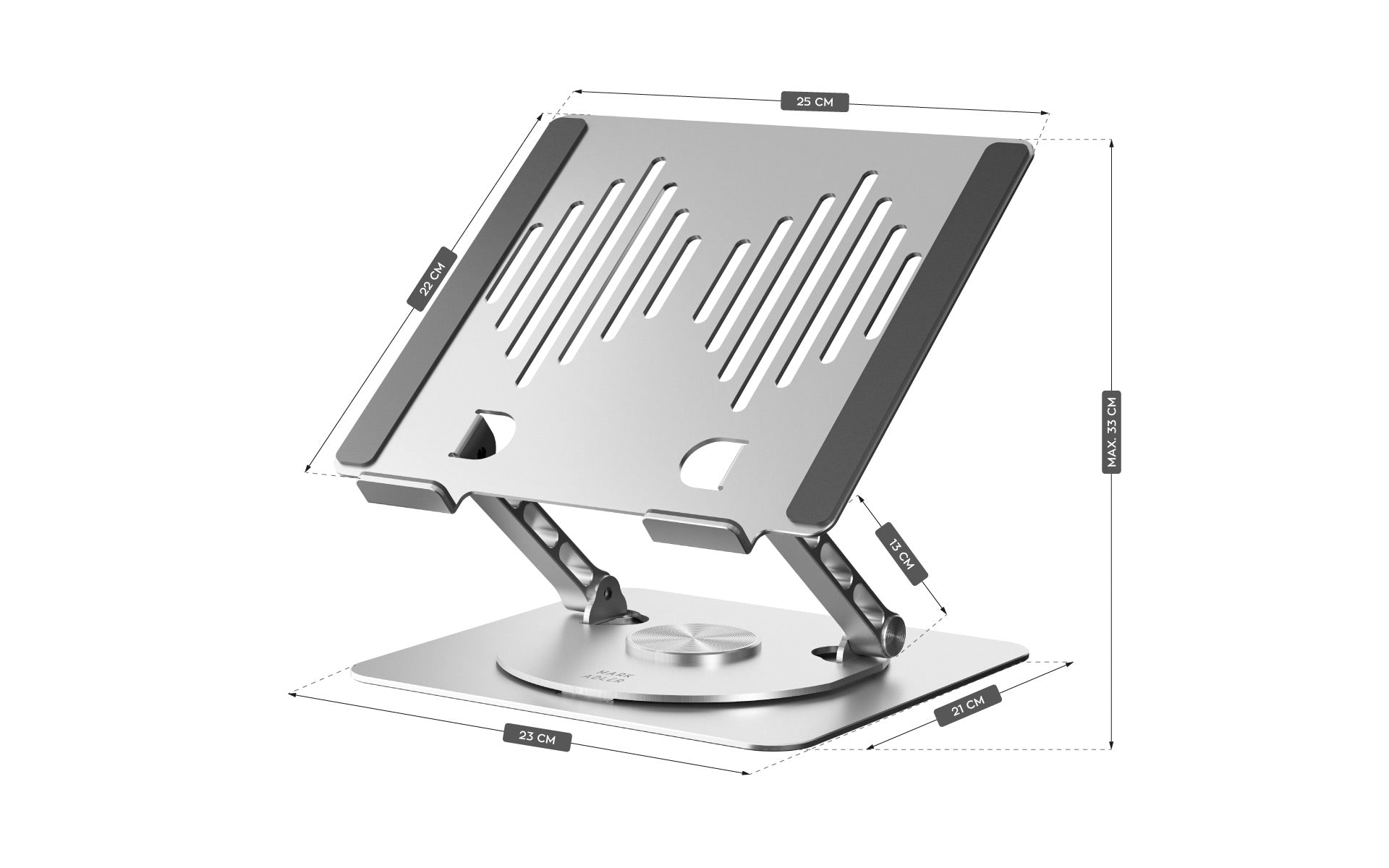 Otočný podstavec pod notebook Mark Adler Stand 3.2