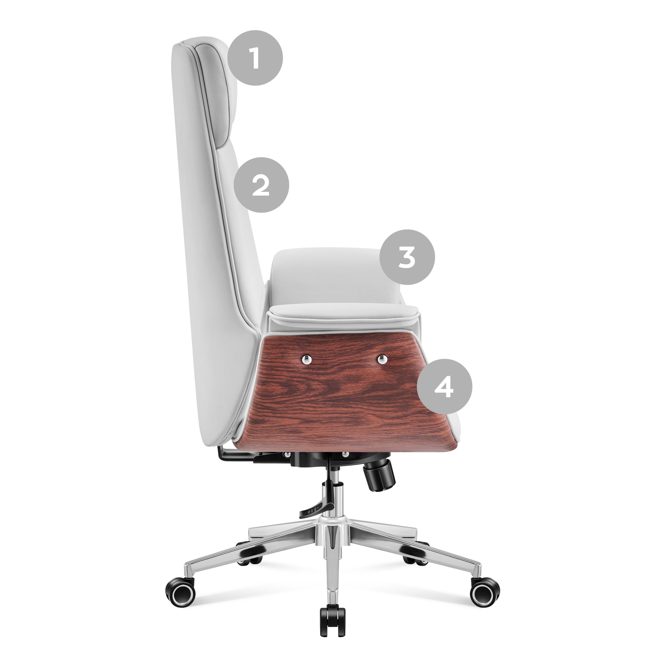 Kancelářské křeslo Mark Adler Boss 8.2 Grey