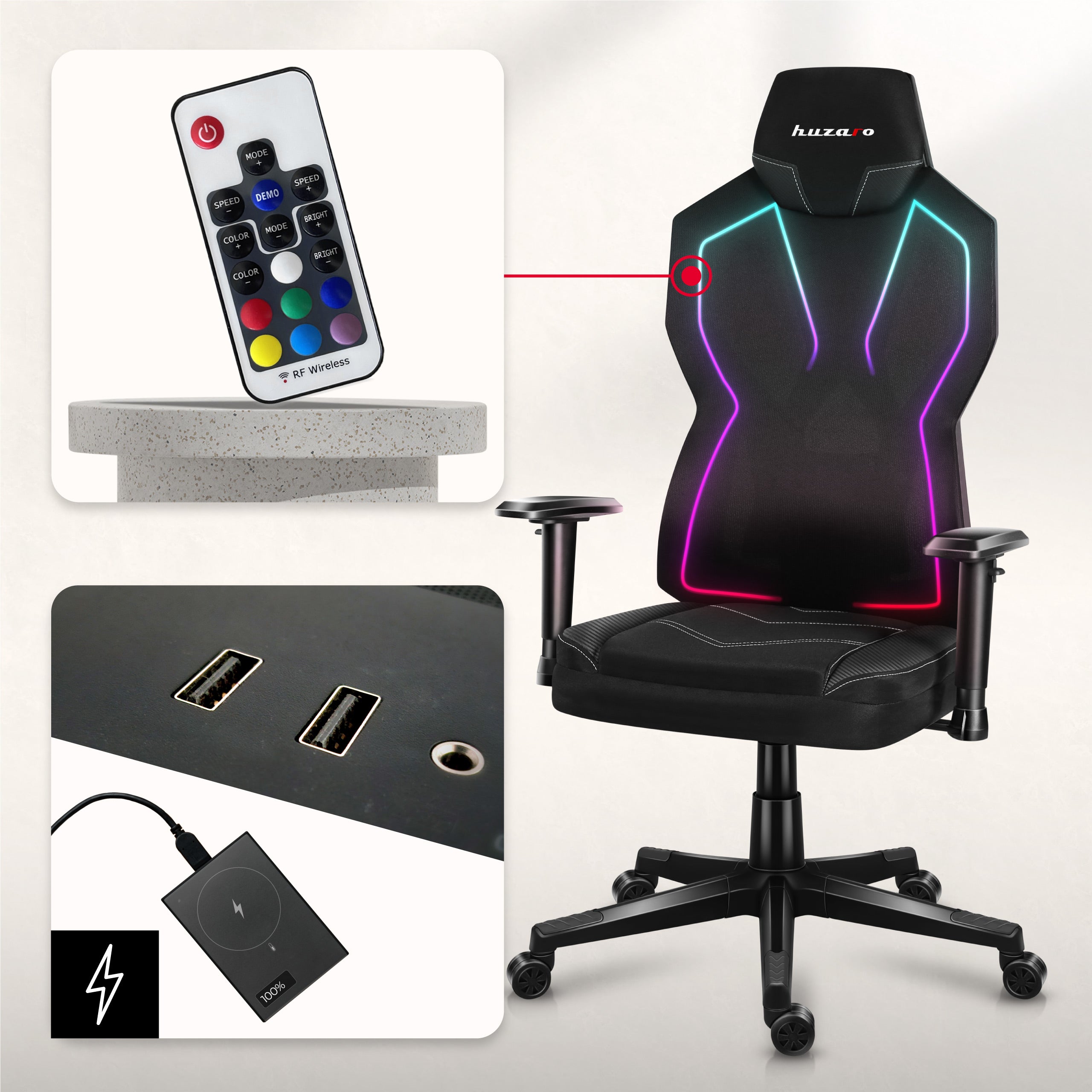 Osvětlení LED napájené z USB