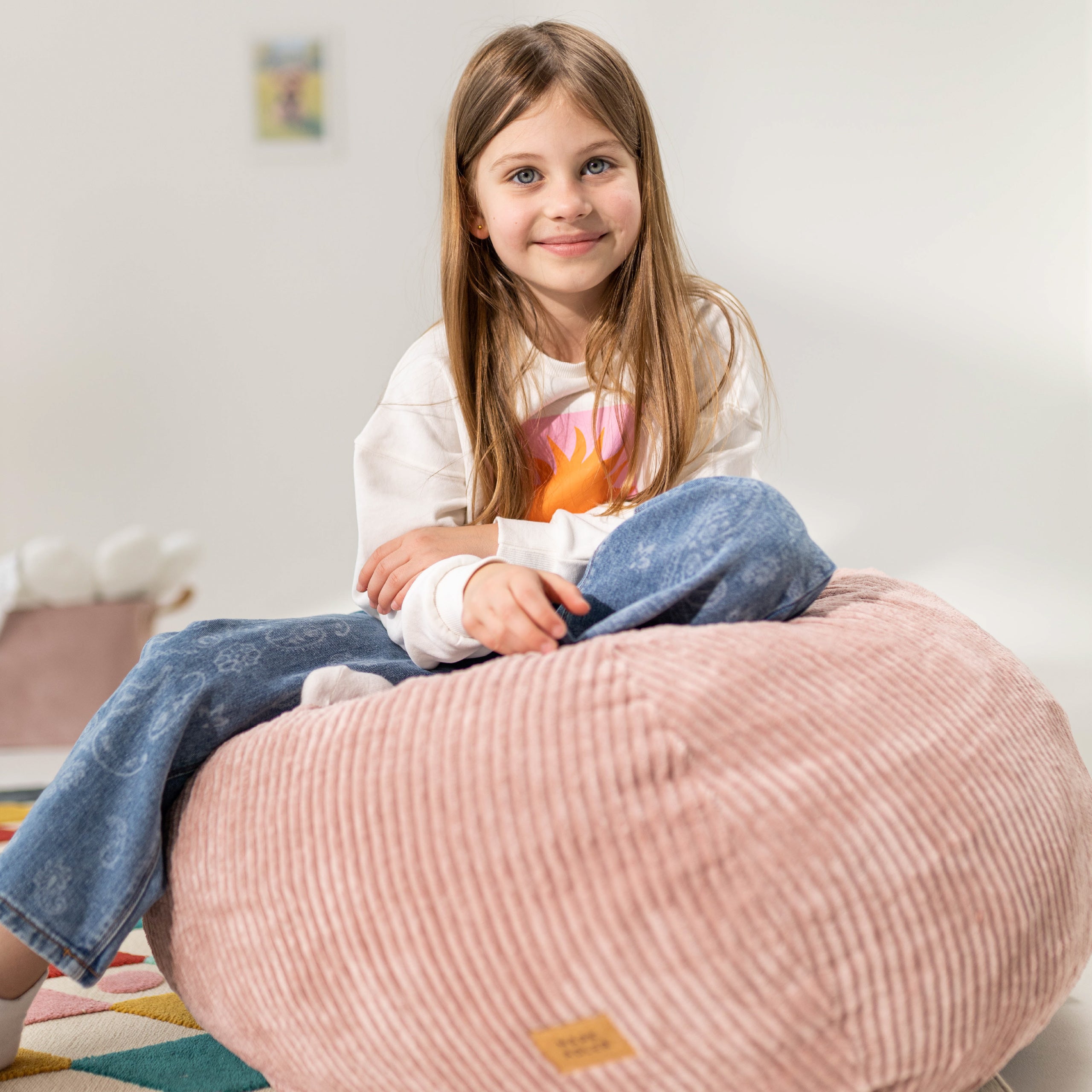 Růžový pytel na sezení manšestrový Mark Adler Comfy 1.0 Pink