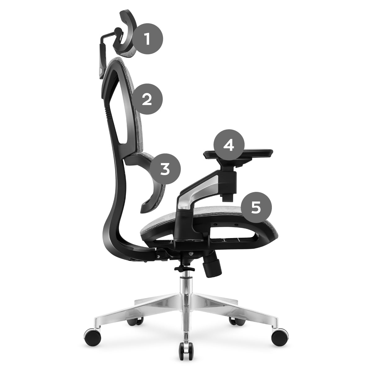 Kancelářské křeslo MARK ADLER EXPERT 8.5 Grey