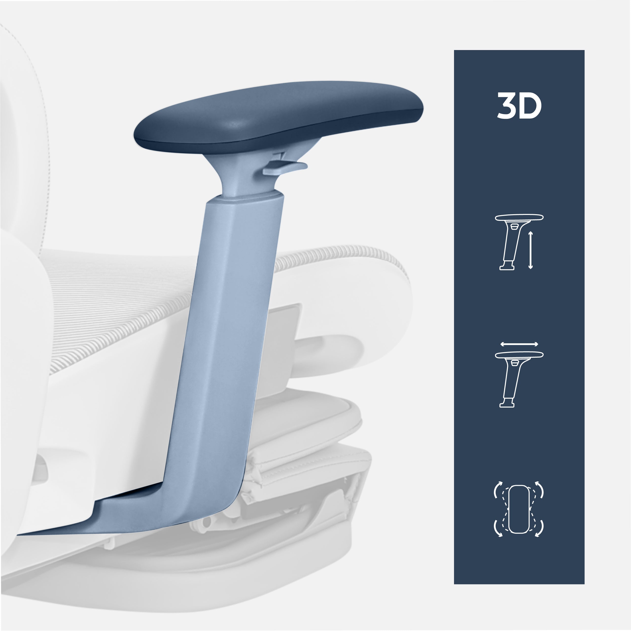 3D loketní opěrky - naprostá volnost a ergonomie
