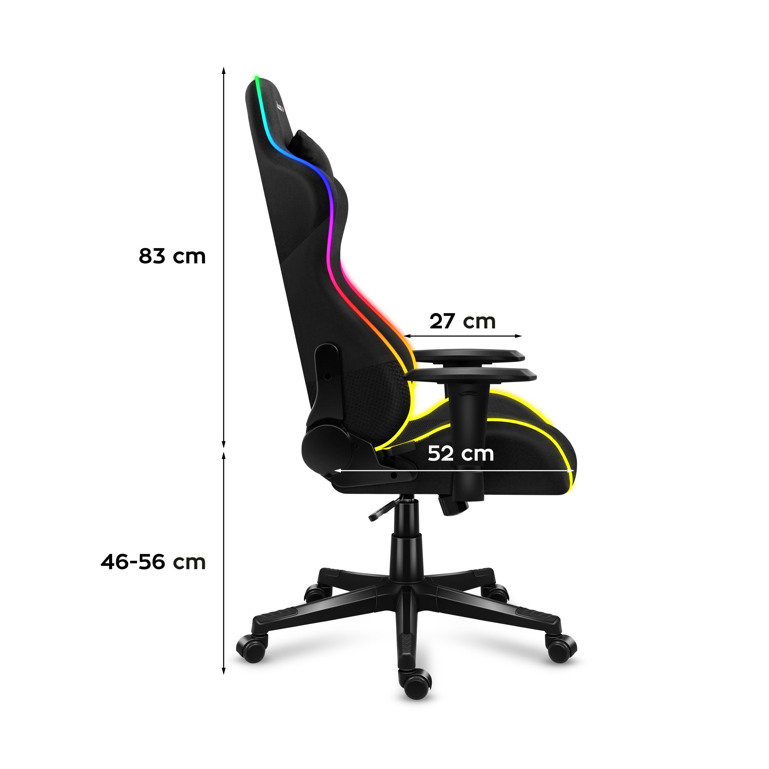 Herní křeslo HUZARO Force 6.3 RGB Mesh