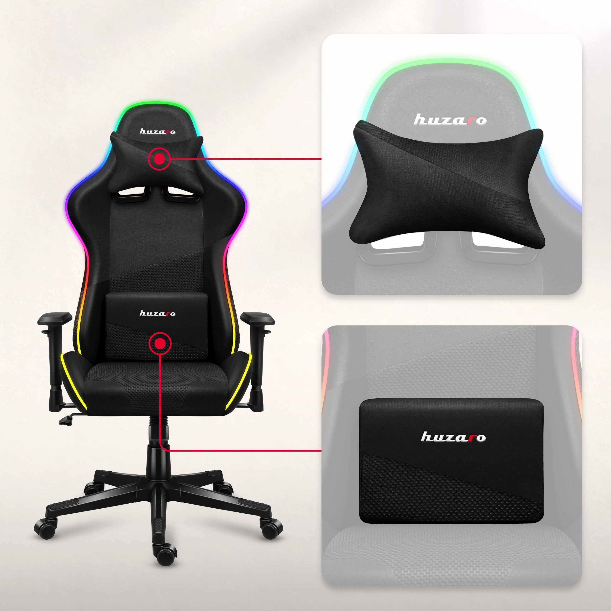 Polštář pro krční svaly a podpora páteře