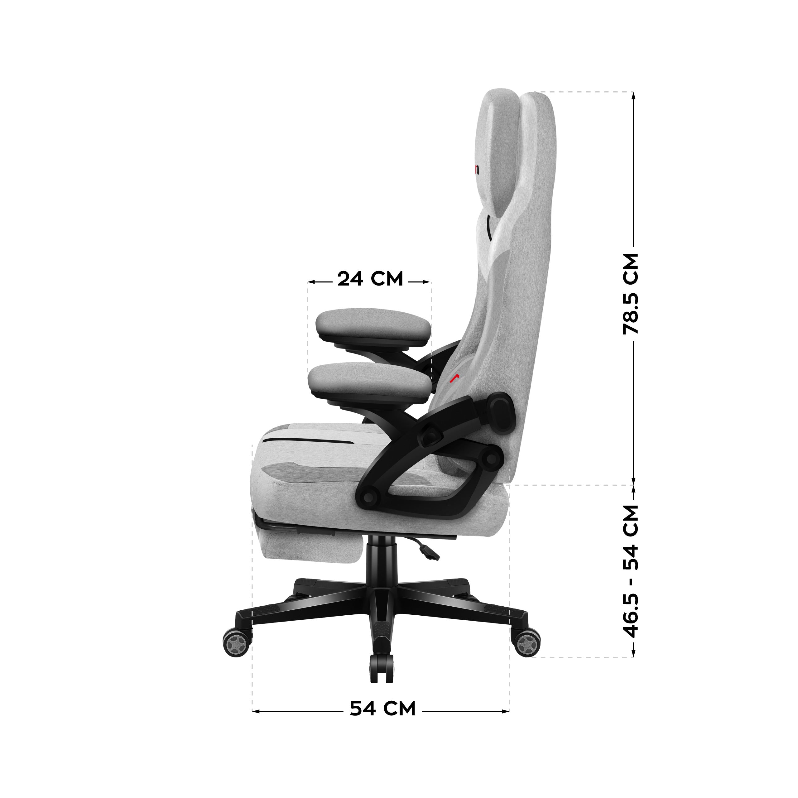 Herní křeslo Huzaro Force 4.6 Grey