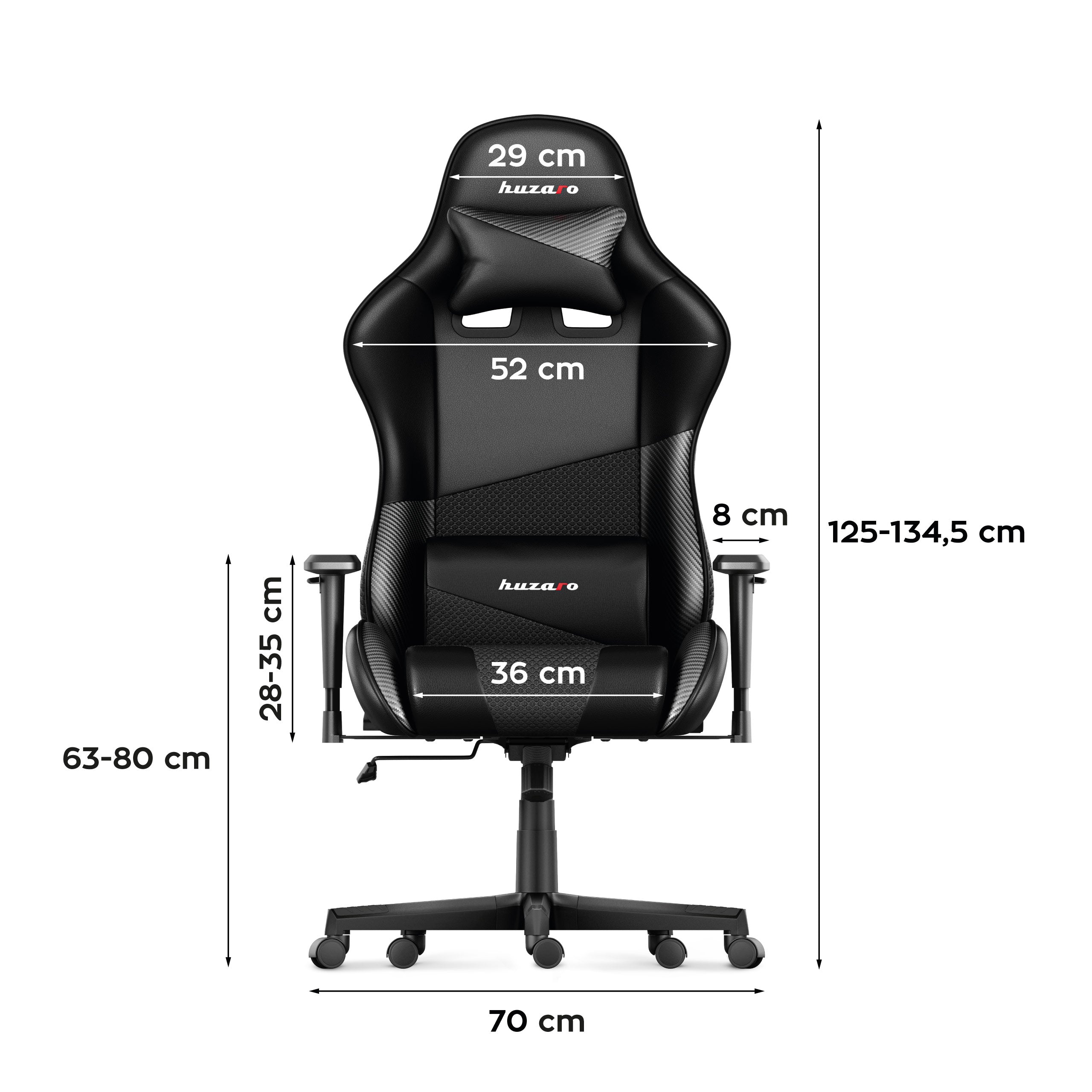 Herní křeslo HUZARO FORCE 6.2 Carbon