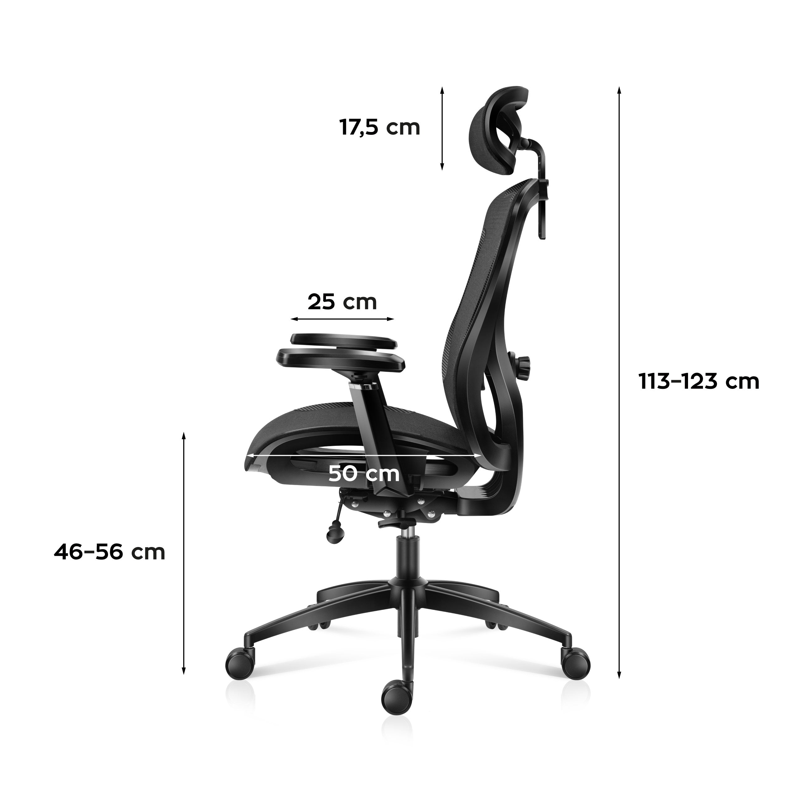 Herní křeslo Huzaro Combat 7.3 Black Mesh