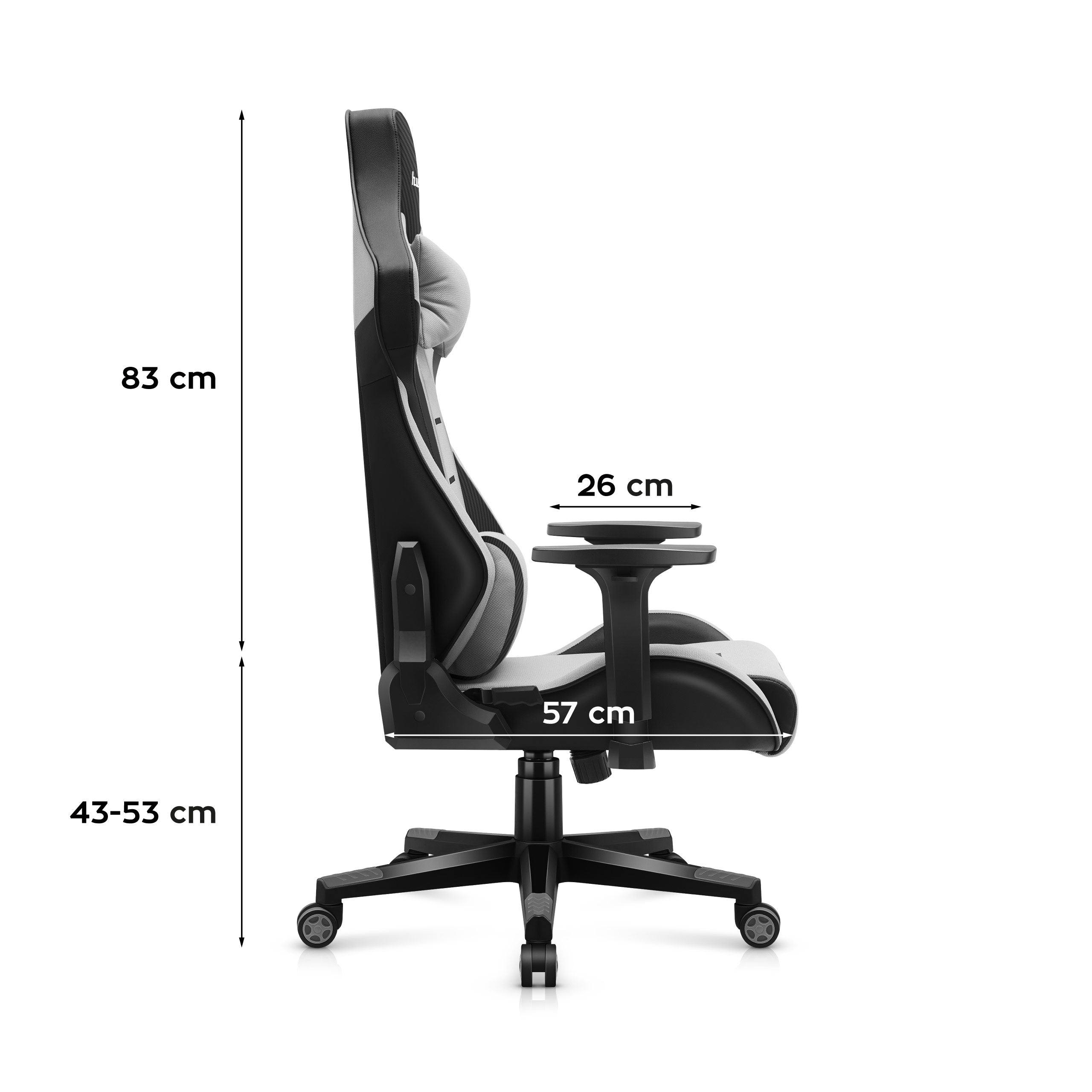 Herní křeslo HUZARO FORCE 7.6 Grey