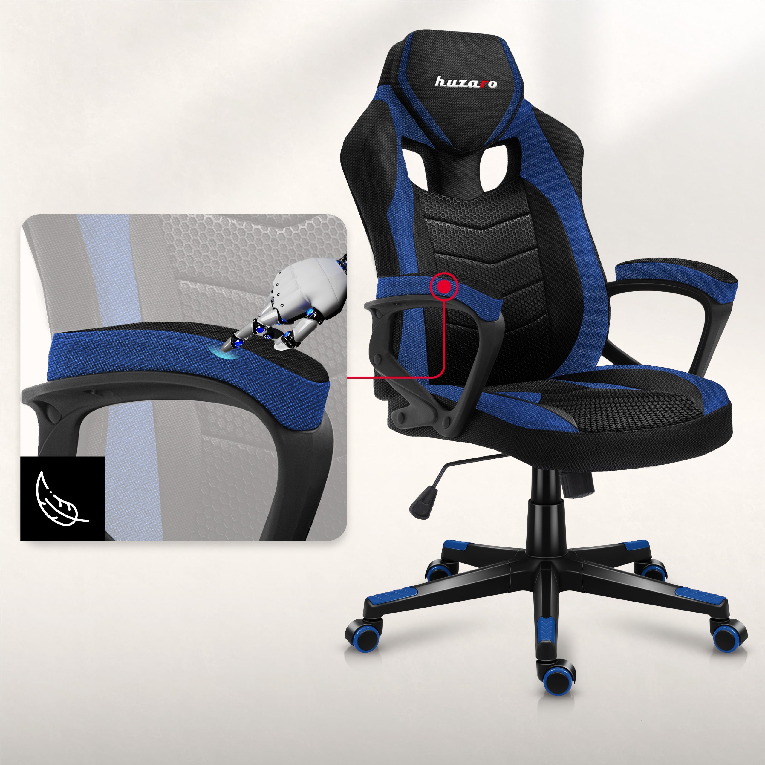 Protiskluzové měkké opěrky rukou