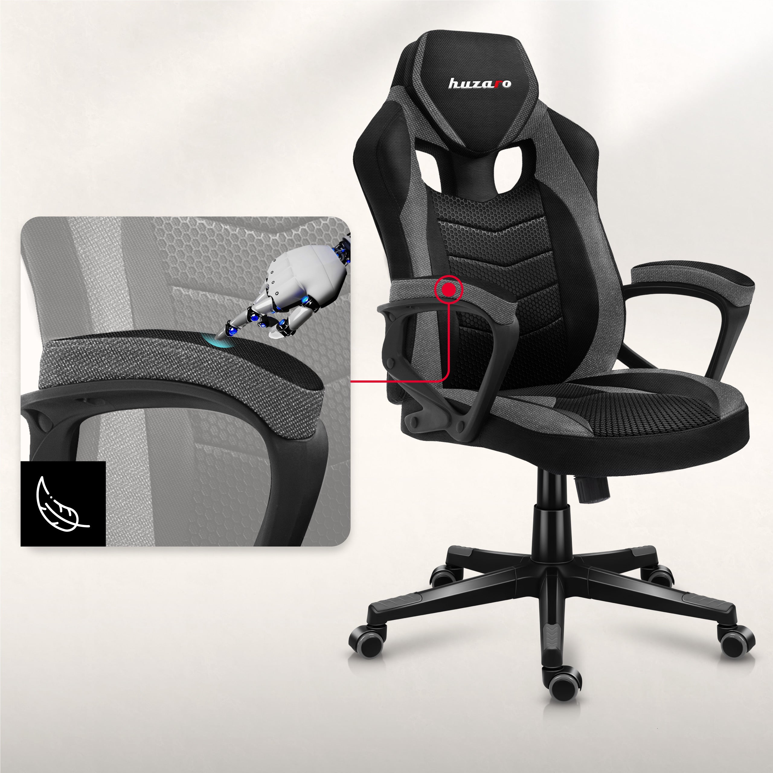 Protiskluzové měkké opěrky rukou