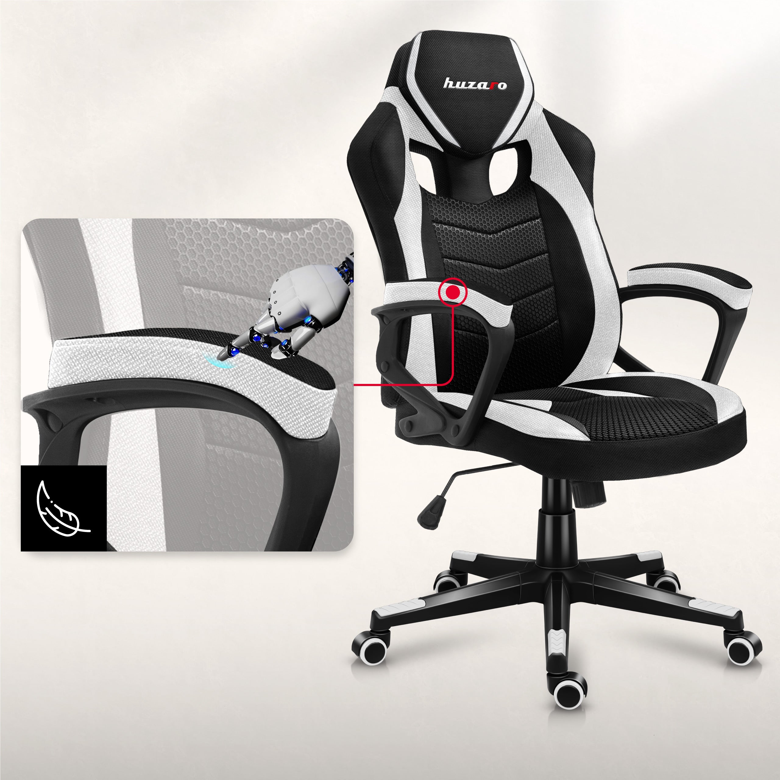 Protiskluzové měkké opěrky rukou