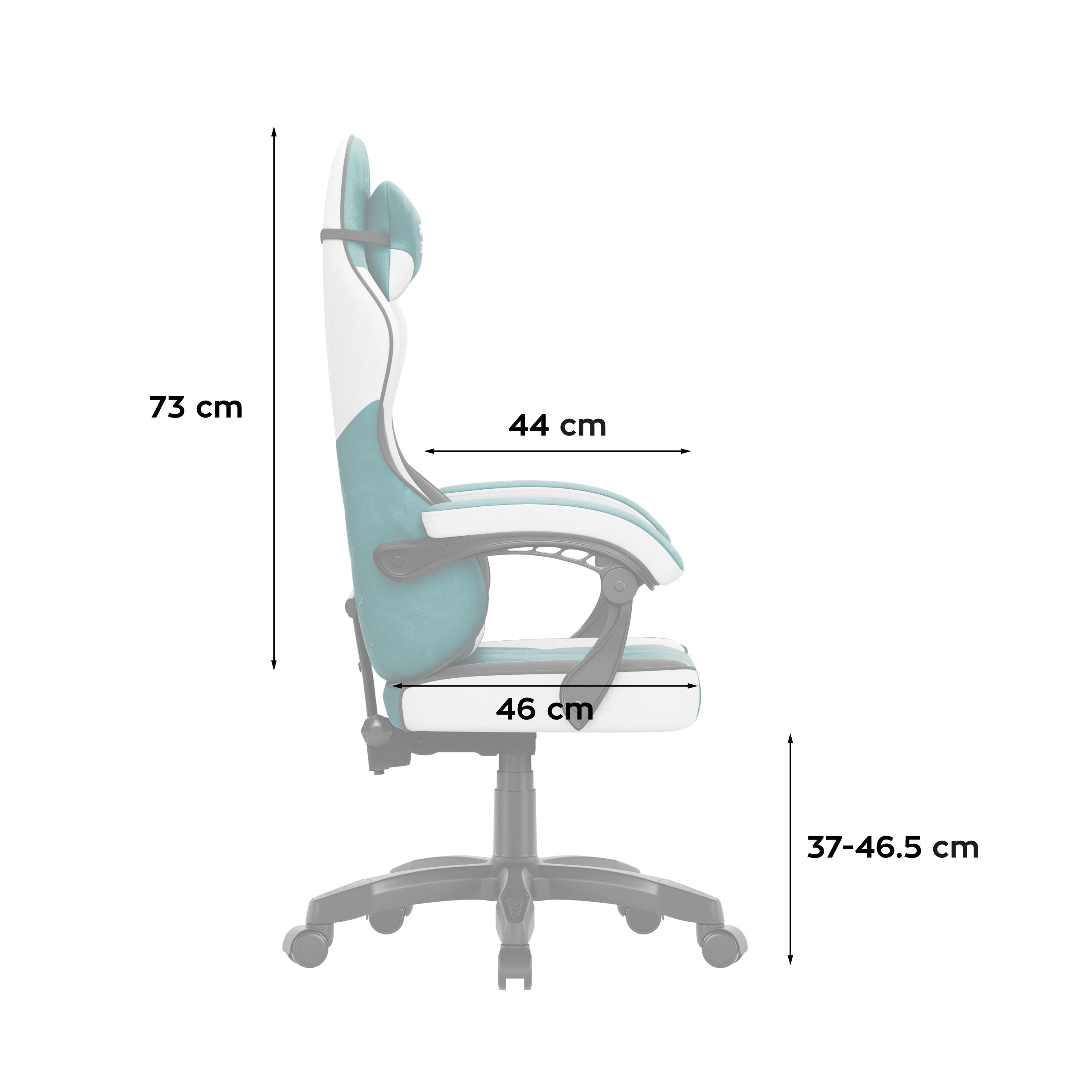 Velurová herní židle Huzaro Force 2.7 Green
