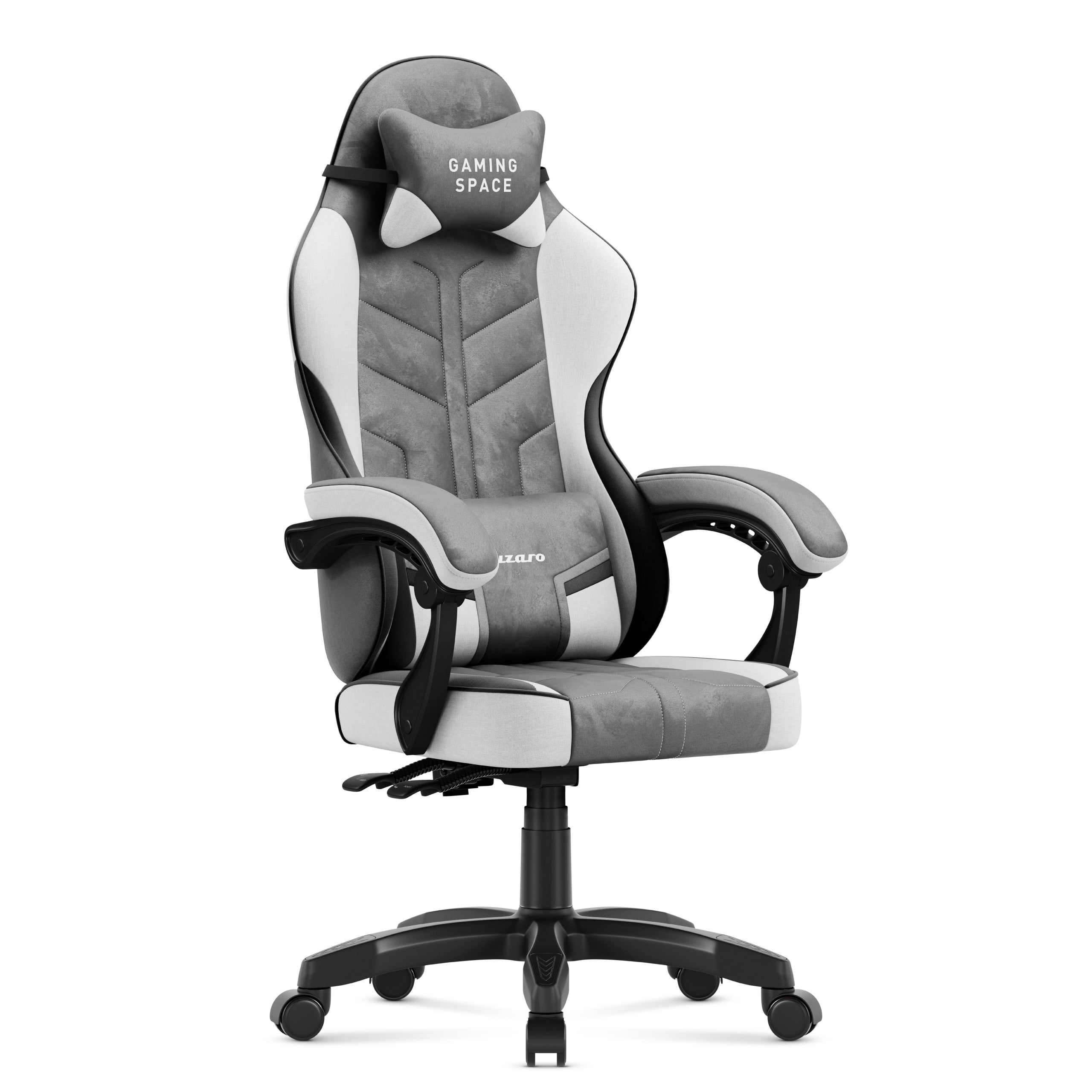 Velurová herní židle Huzaro Force 2.7 Grey