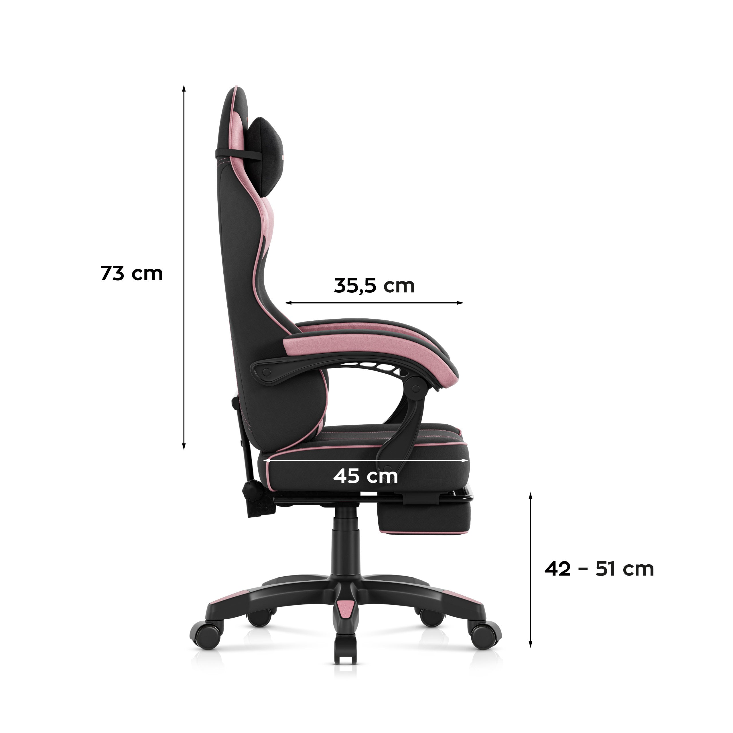 Herní křeslo Huzaro Force 3.7 Pink