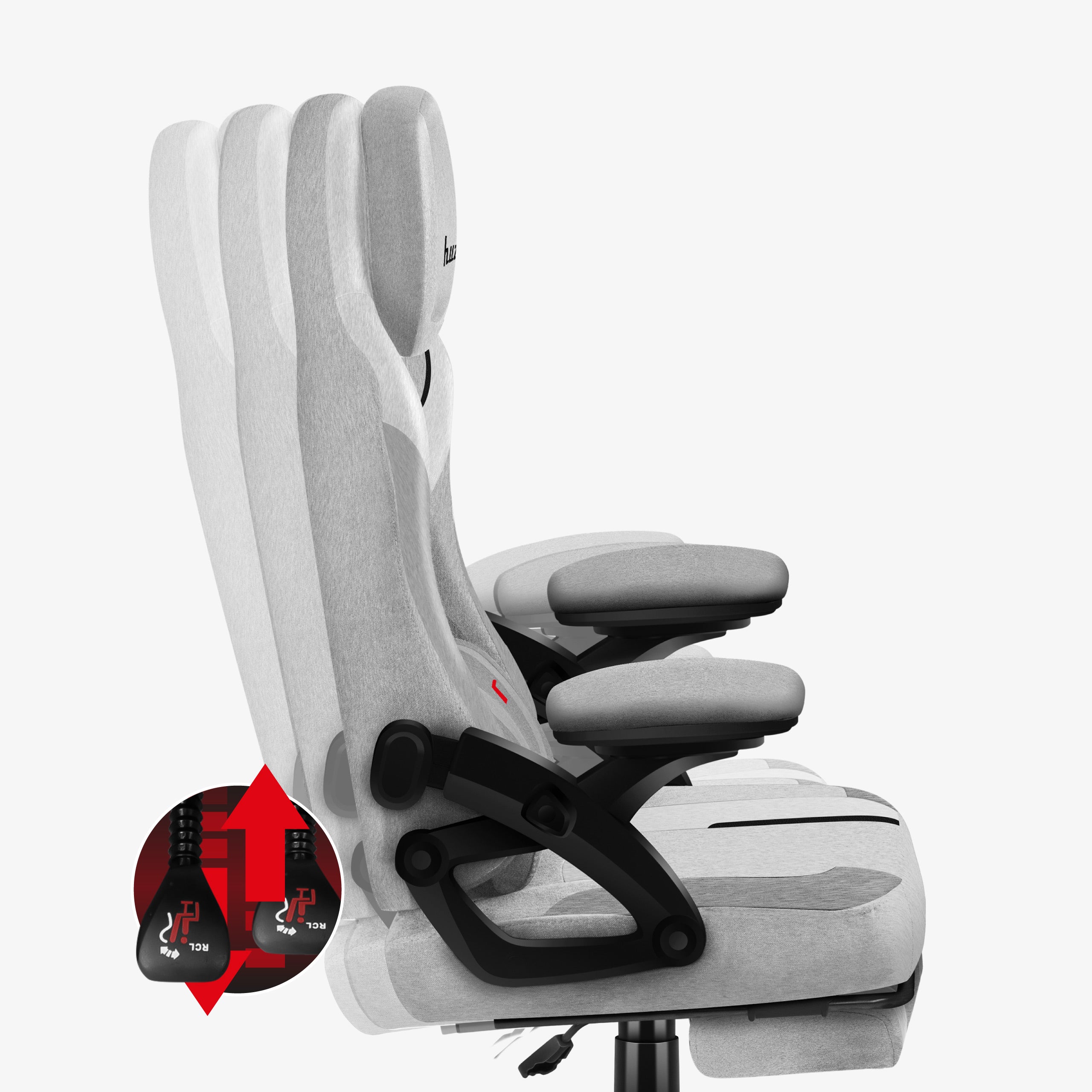 Polohovatelné opěradlo sedadla
