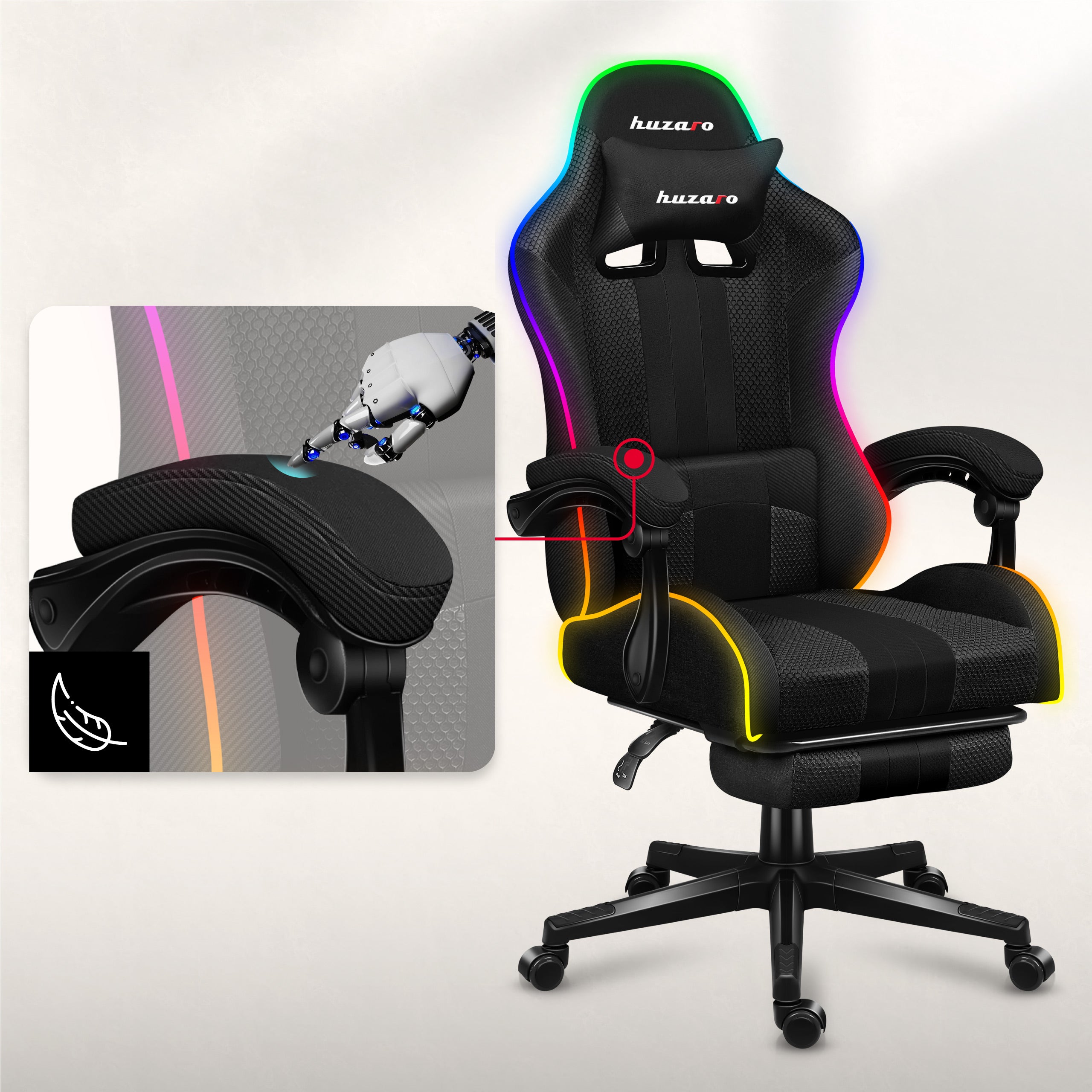 Protiskluzové opěrky rukou