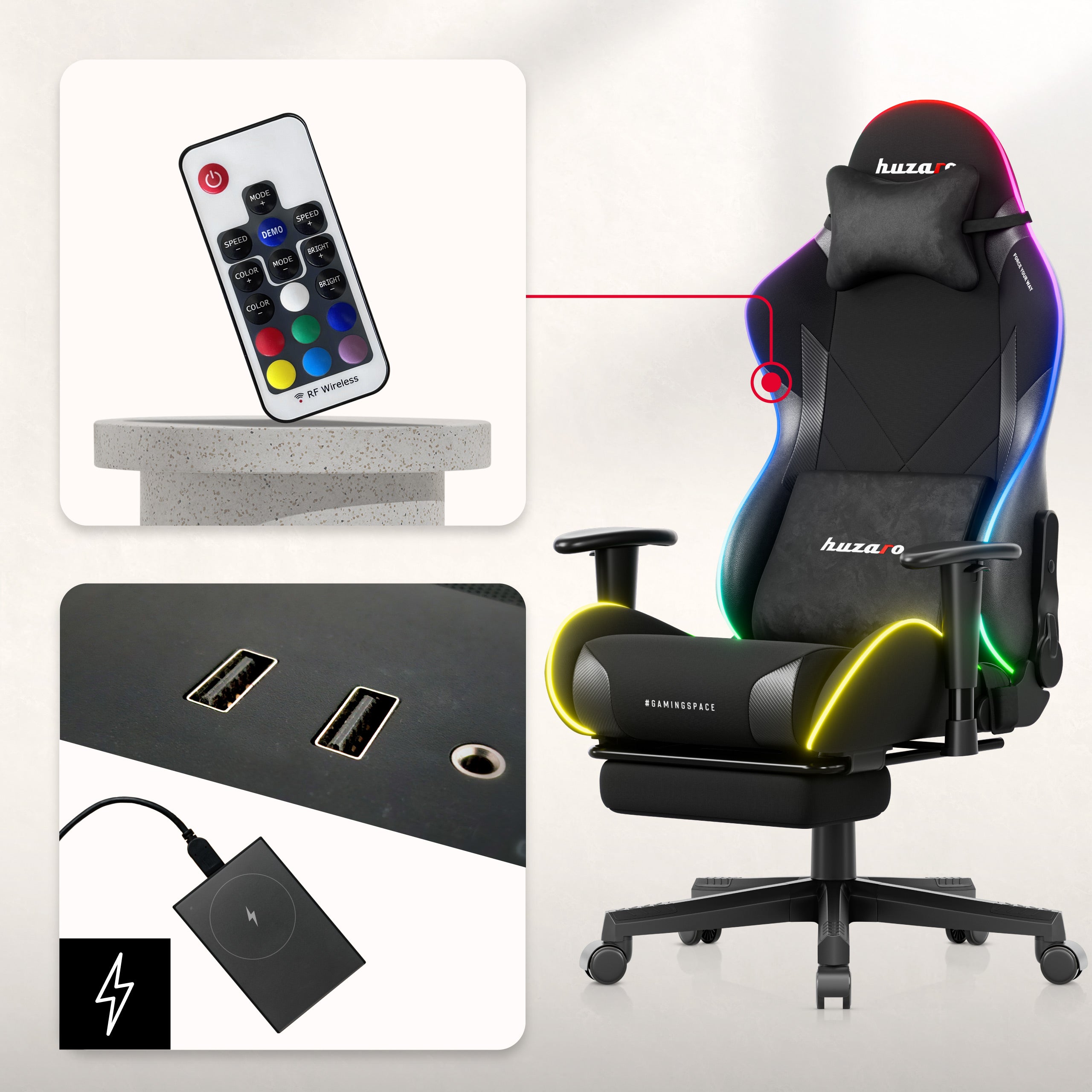 Výrazné osvětlení RGB