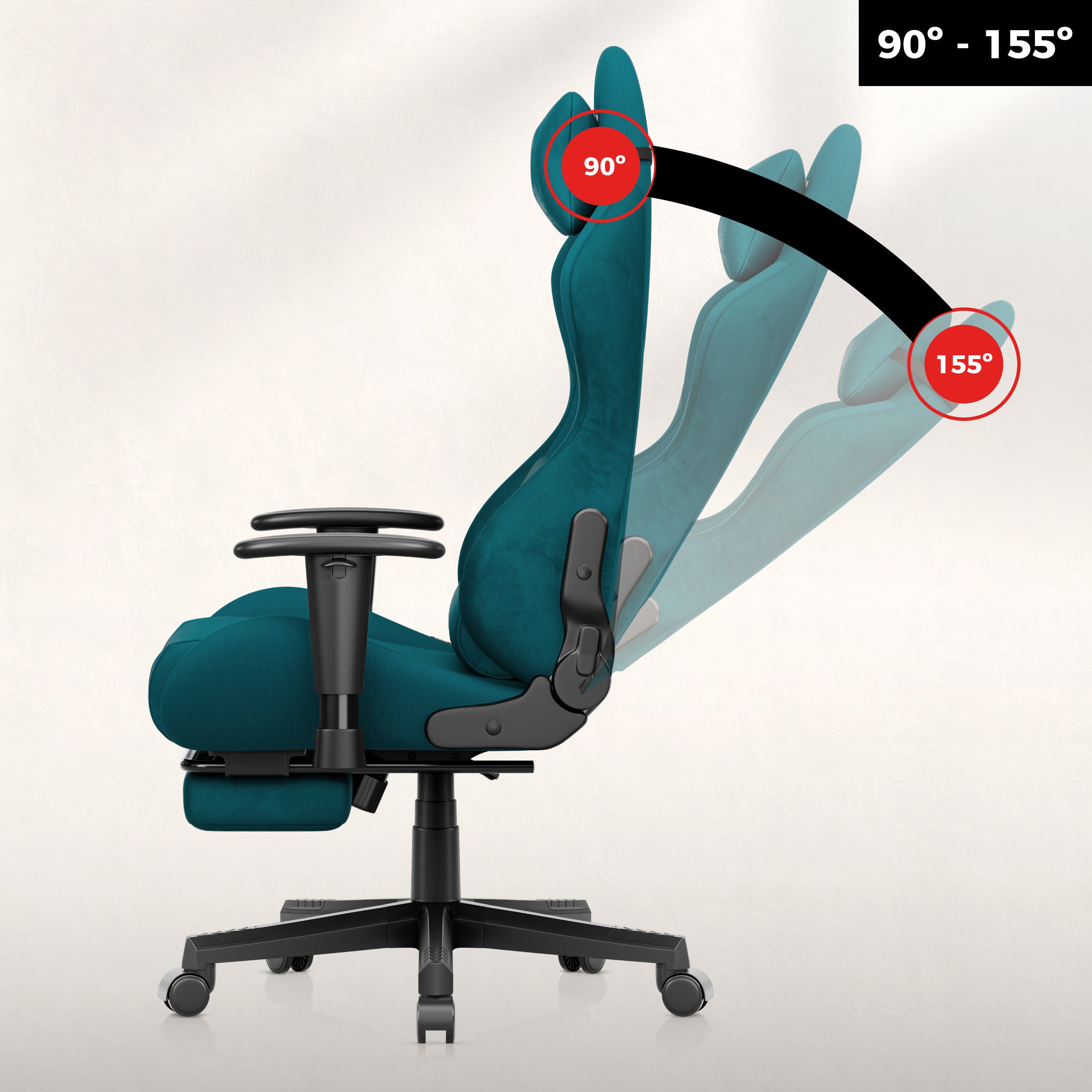 Funkce Gravity Duo - sklon opěradla až 155°