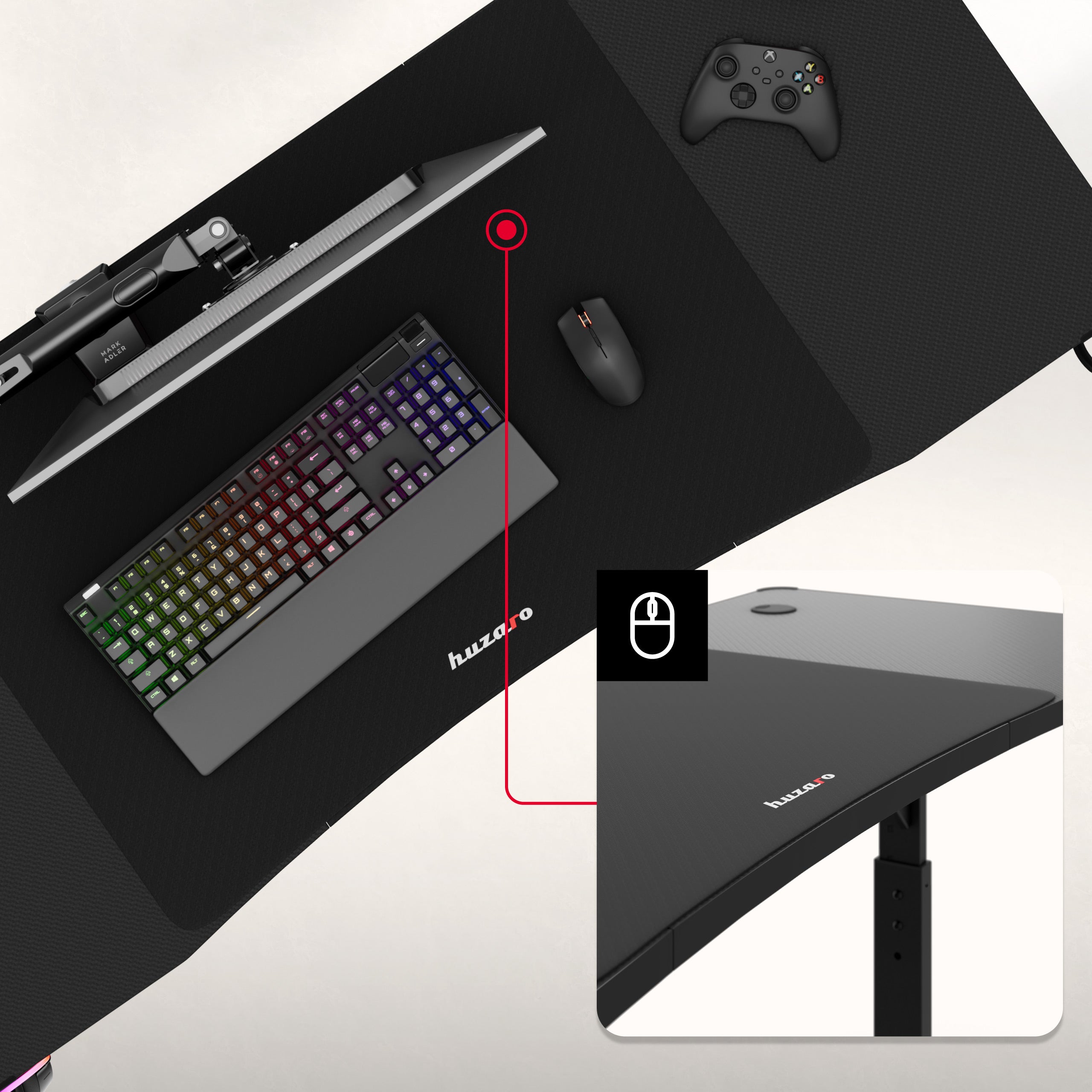 Stylová podložka XXL je součástí balení