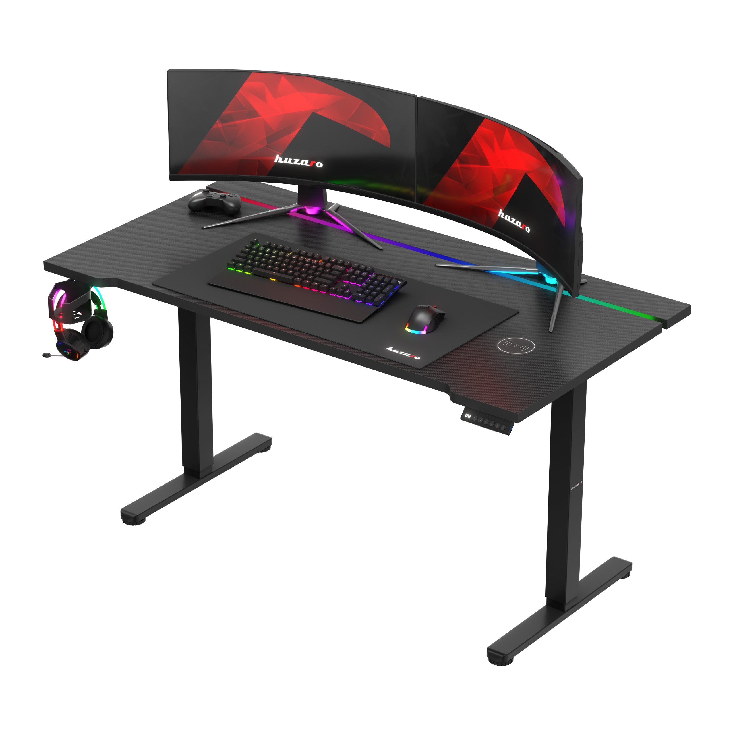 Elektrický stůl Huzaro Hero 8.7 RGB LED 140 cm