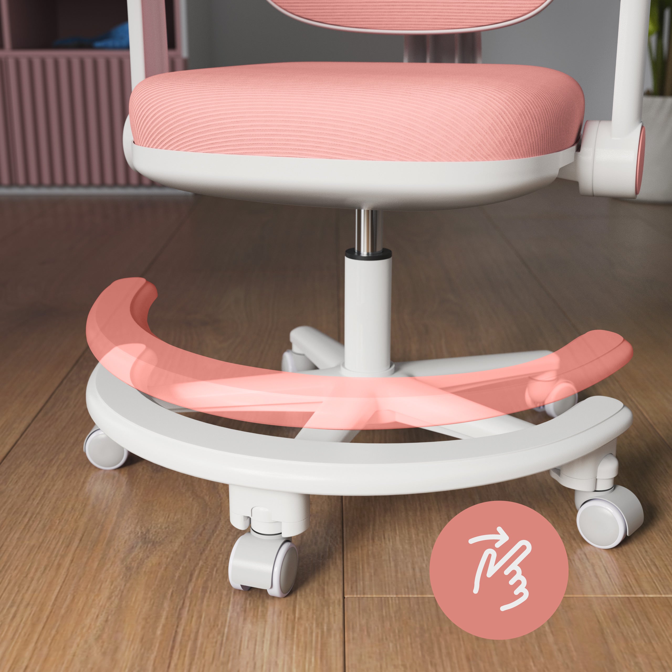 Ergonomická židle k psacímu stolu pro děti Mark Adler Junior 3.6 Pink