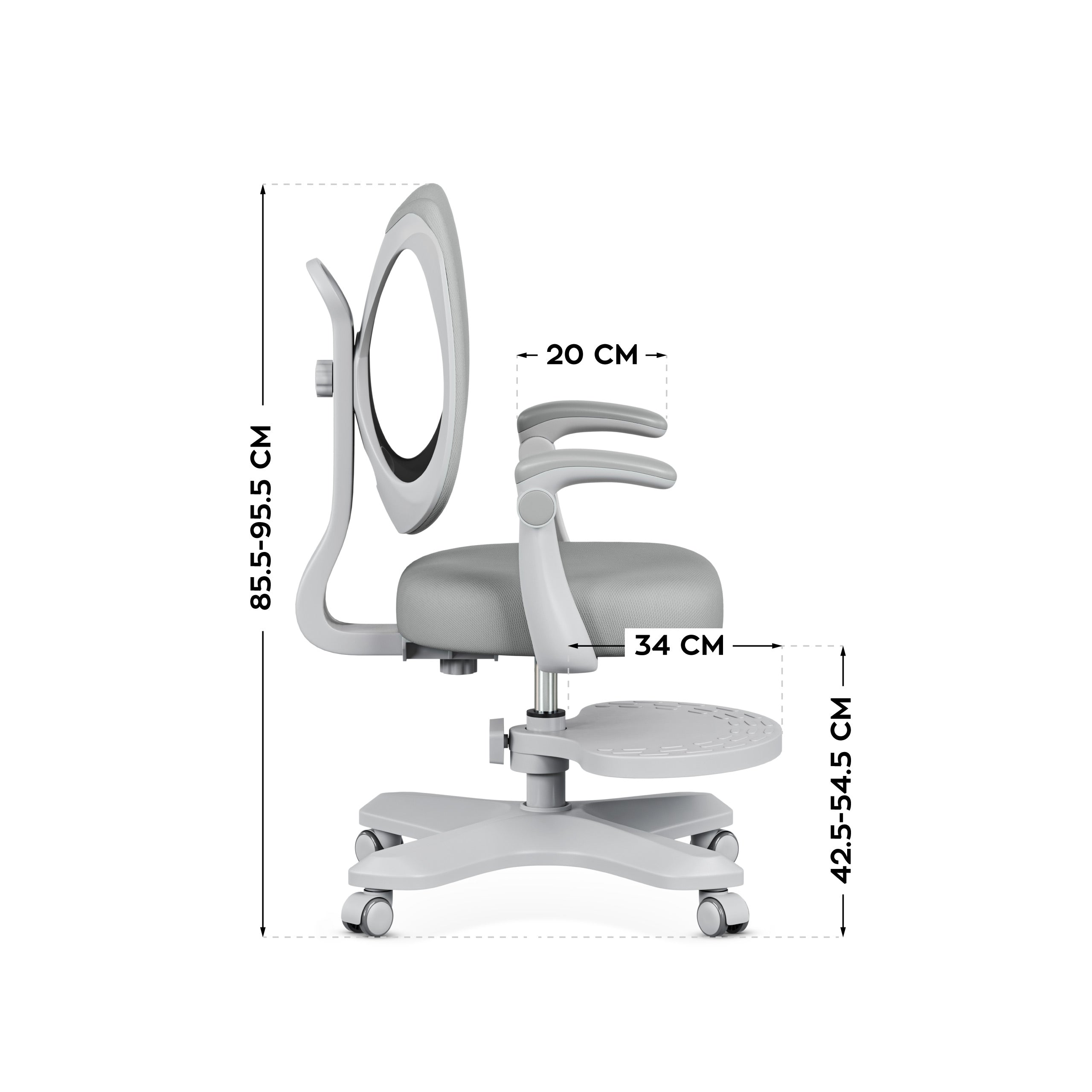 Ergonomická židle pro děti Mark Adler Junior 4.6 Grey