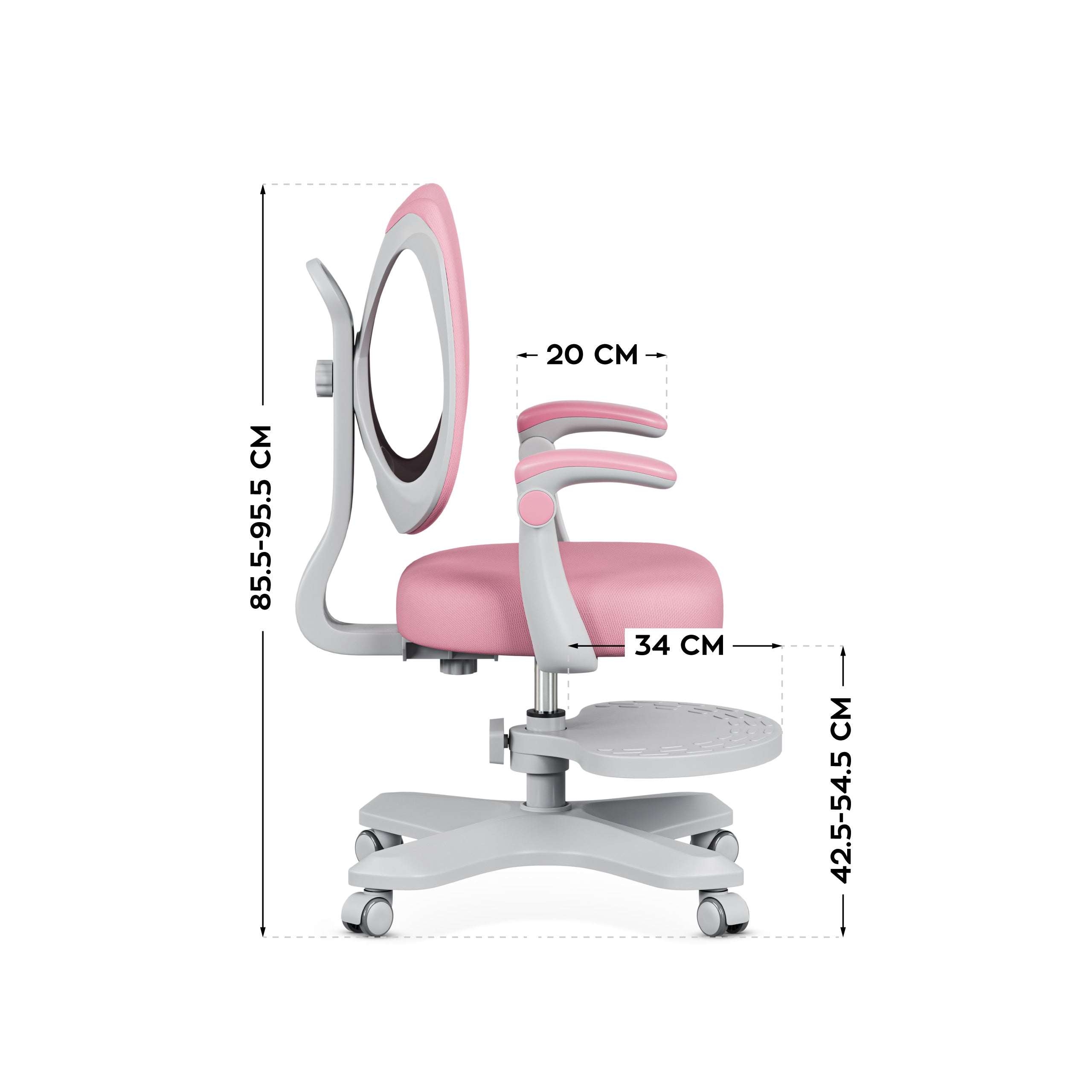 Ergonomická židle pro děti Mark Adler Junior 4.6 Pink