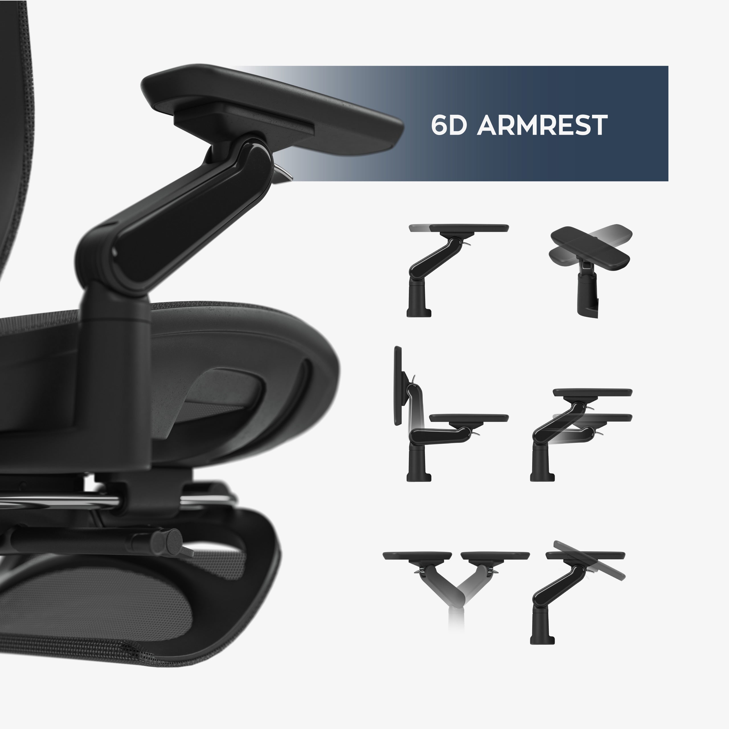 6D loketní opěrky
