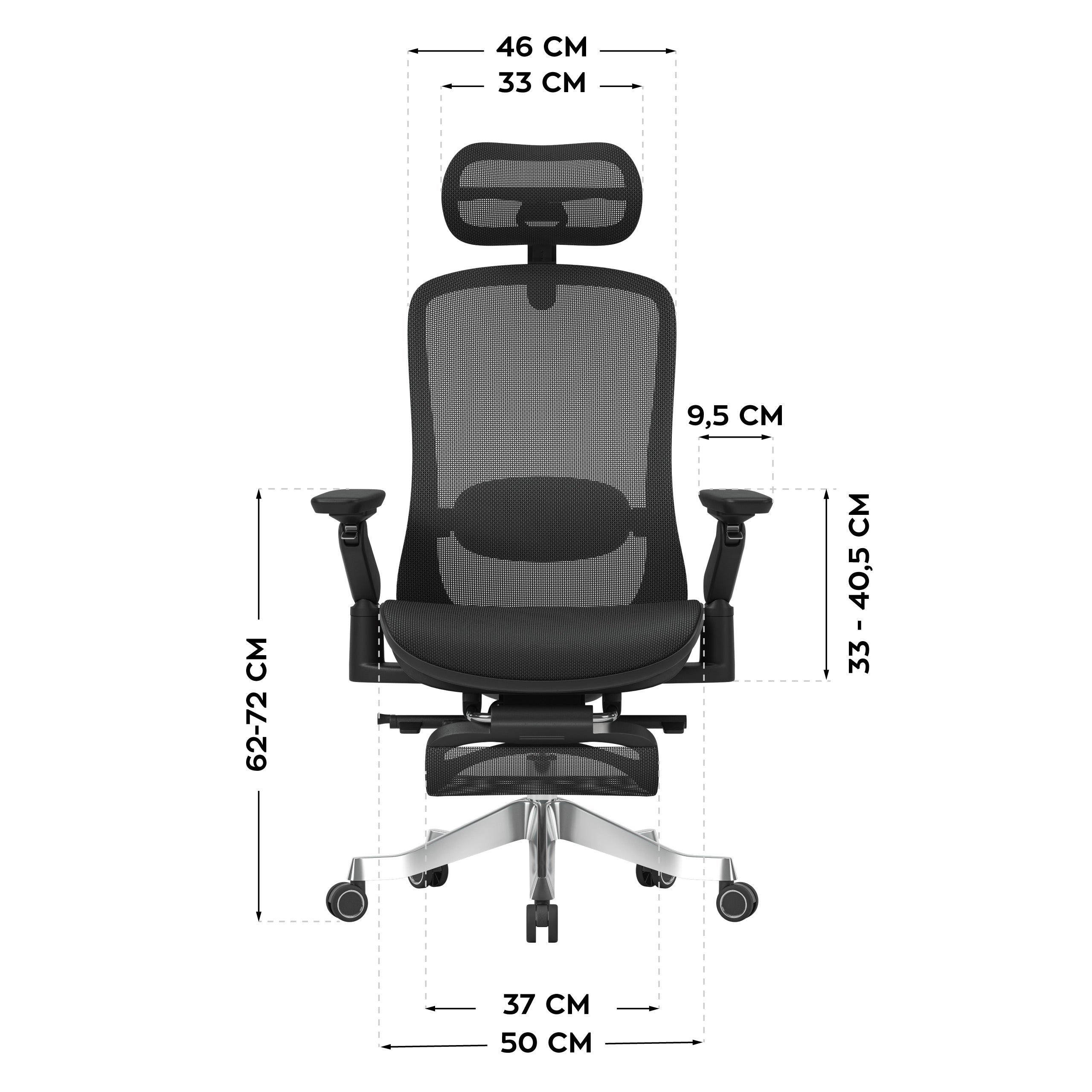 Ergonomické masážní křeslo Mark Adler Leadpro 8.7 Black