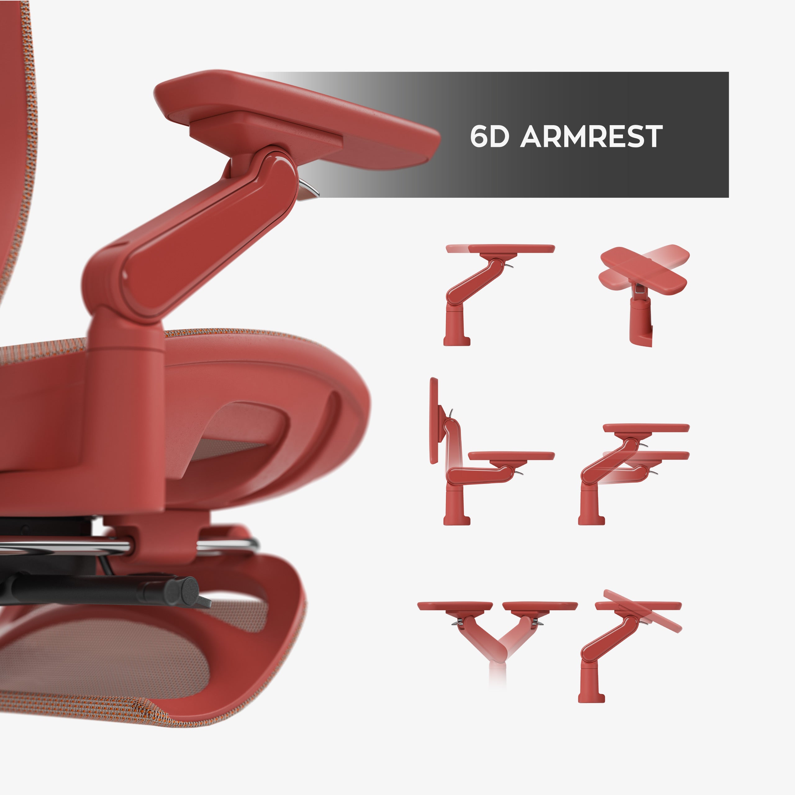 Ergonomické masážní křeslo Mark Adler Leadpro 8.7 Red