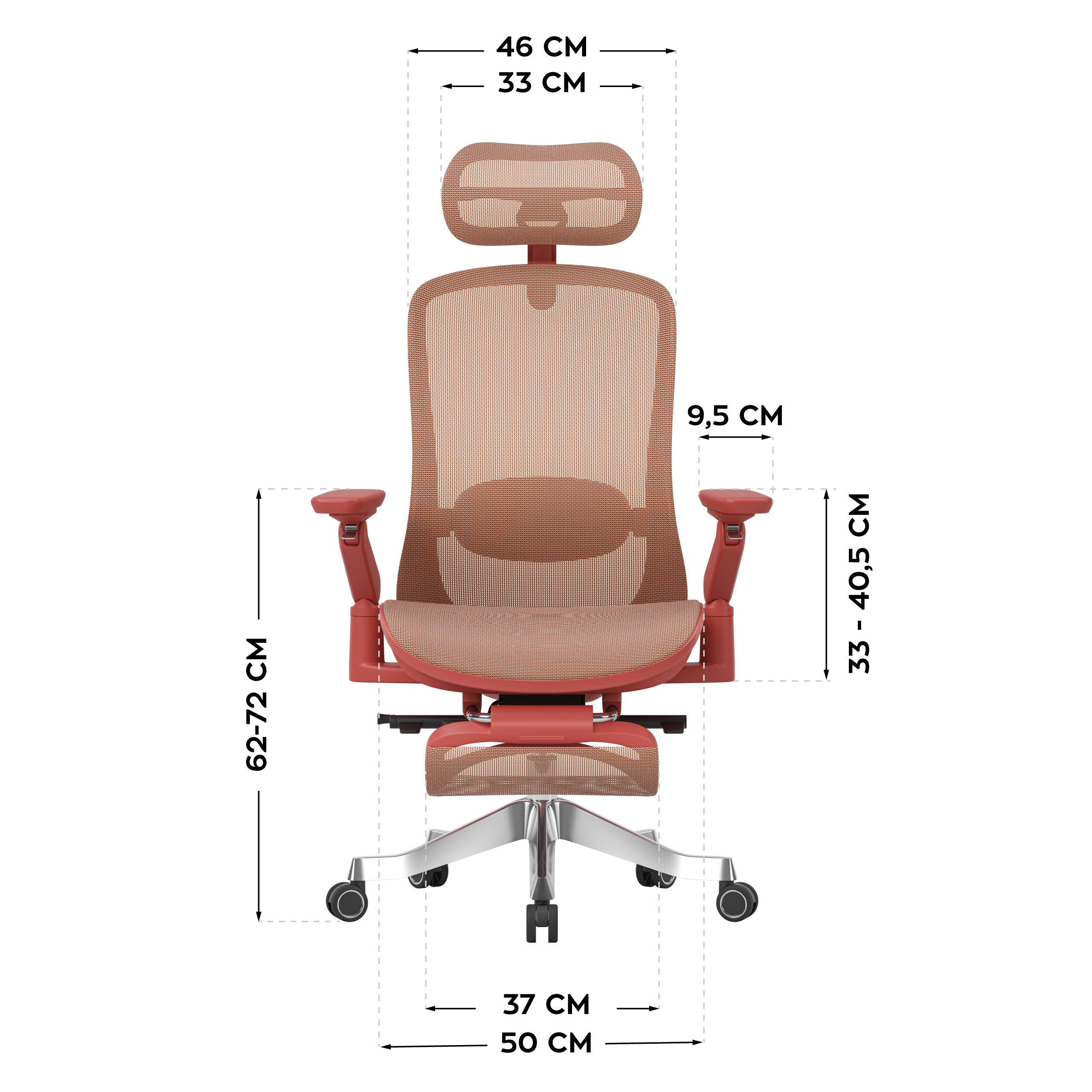 Ergonomické masážní křeslo Mark Adler Leadpro 8.7 Red