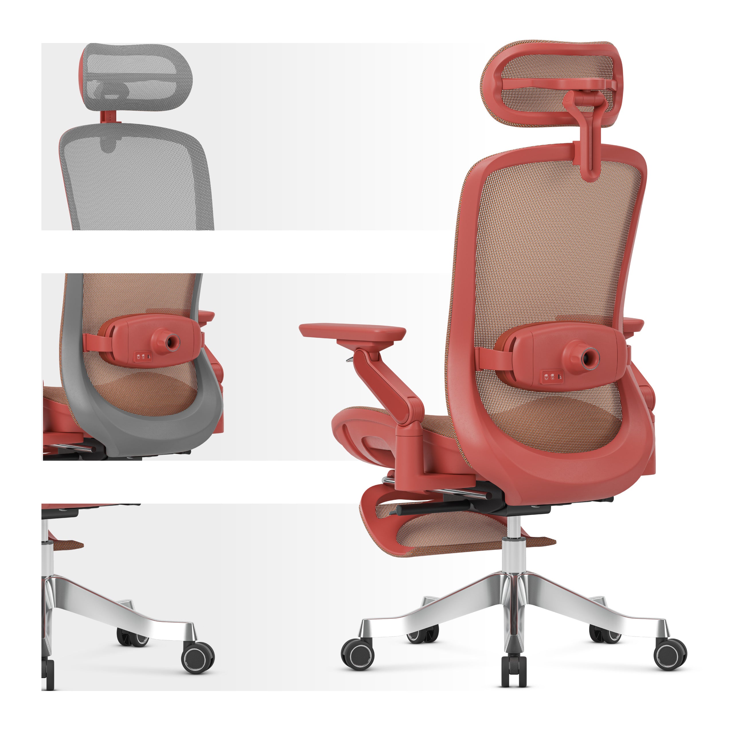 Ergonomické masážní křeslo Mark Adler Leadpro 8.7 Red