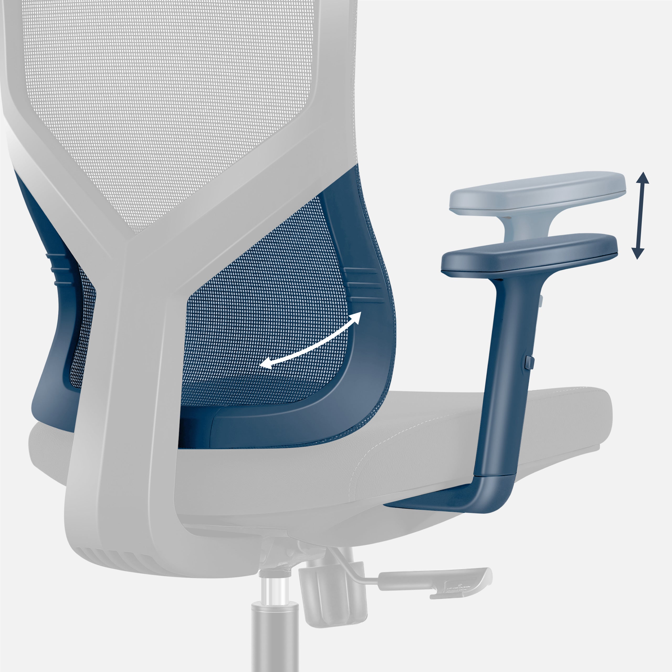 Ergonomická kancelářská židle s nastavením