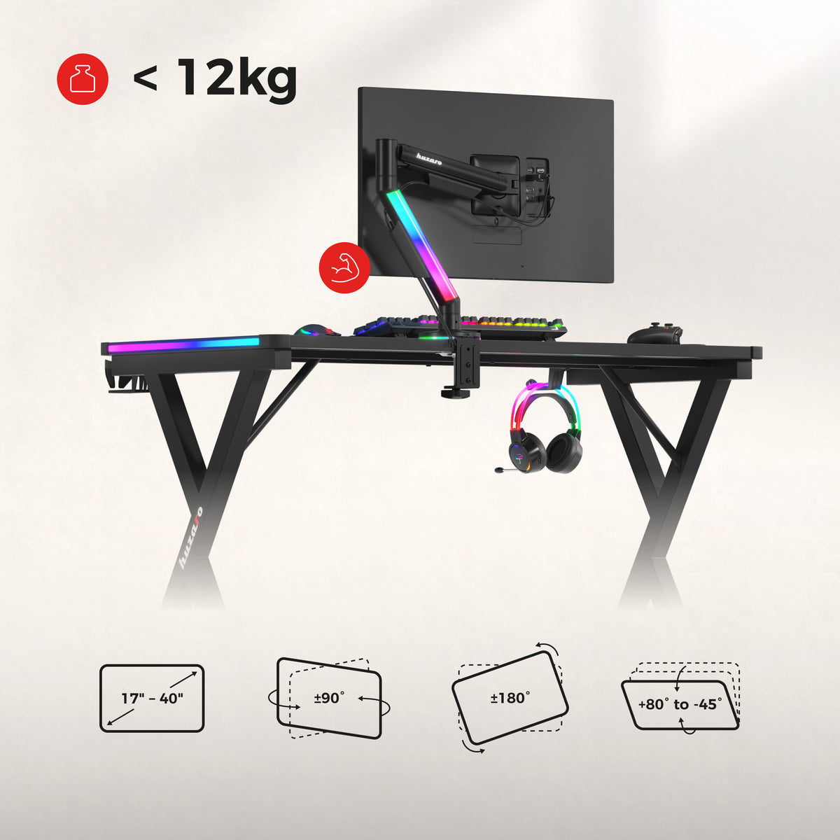 Nastavitelný držák na monitor Huzaro Motion 1.6