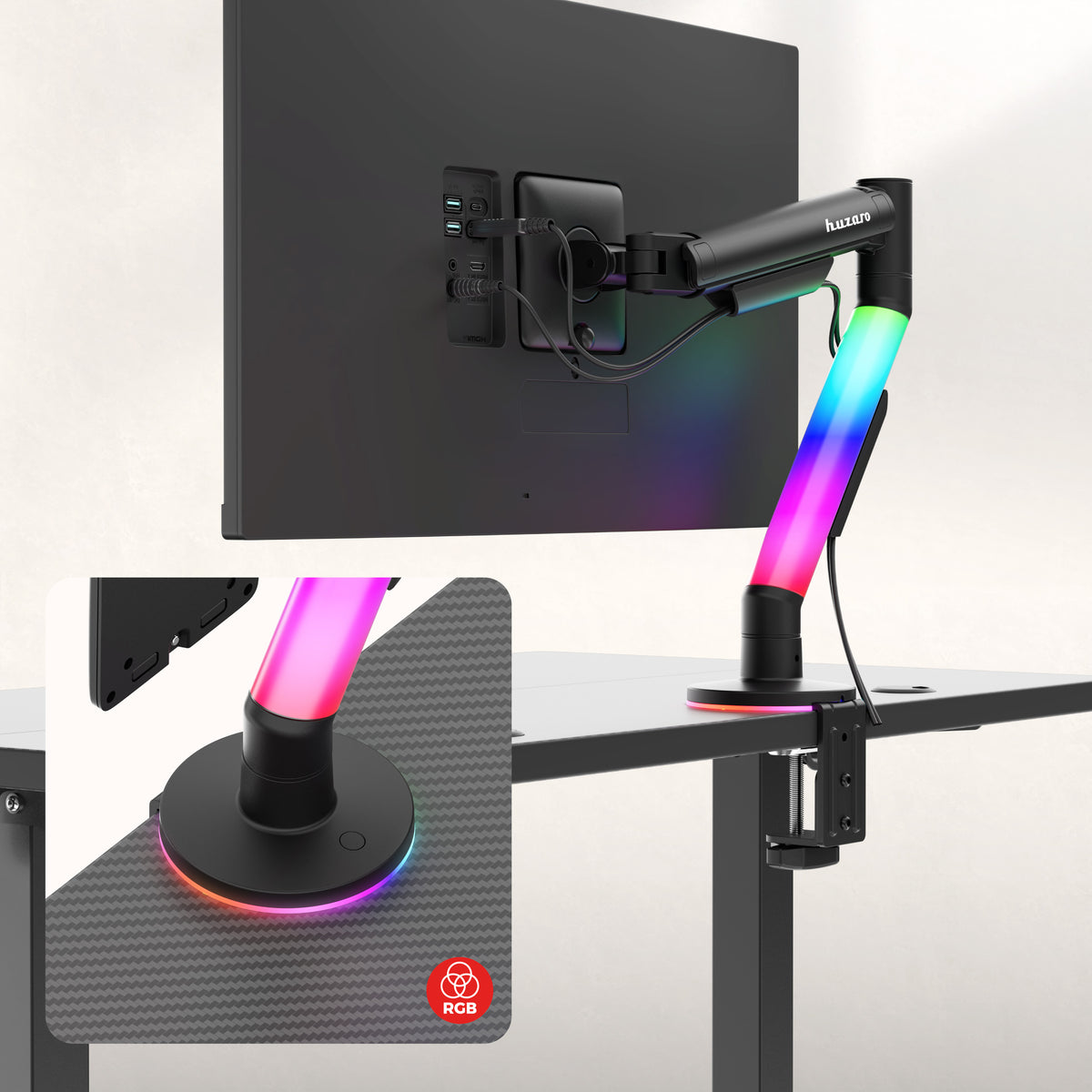 Nastavitelný držák na monitor Huzaro Motion 1.6