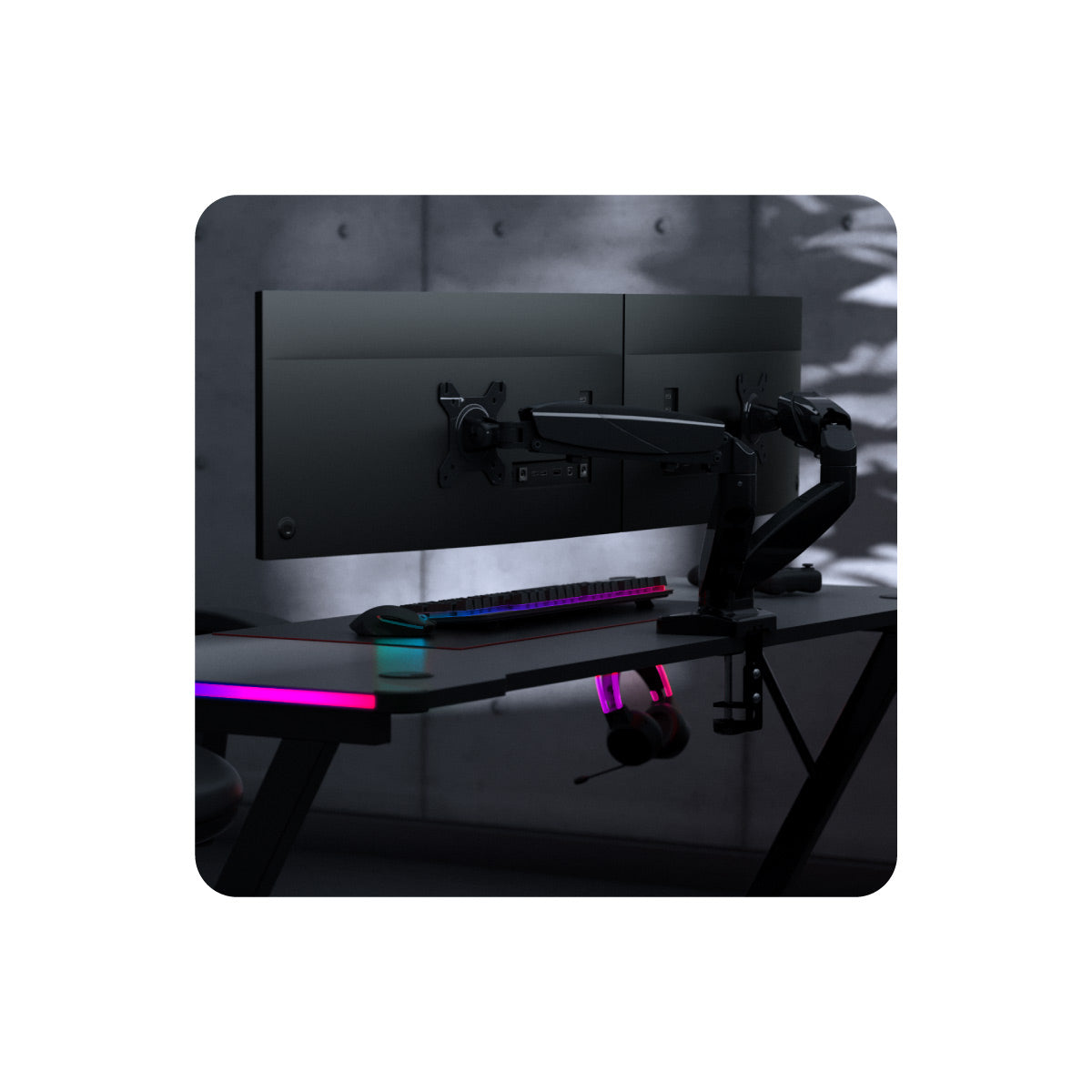 Držák pro dva monitory