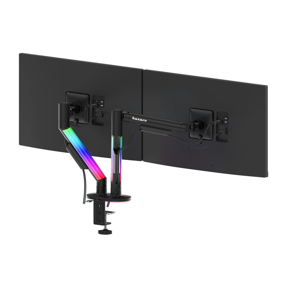 Držák na 2 monitory na stůl Huzaro Motion 2.6 RGB