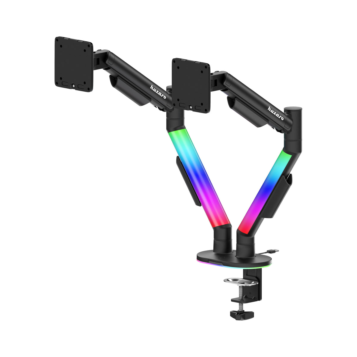 Držák na 2 monitory na stůl Huzaro Motion 2.6 RGB