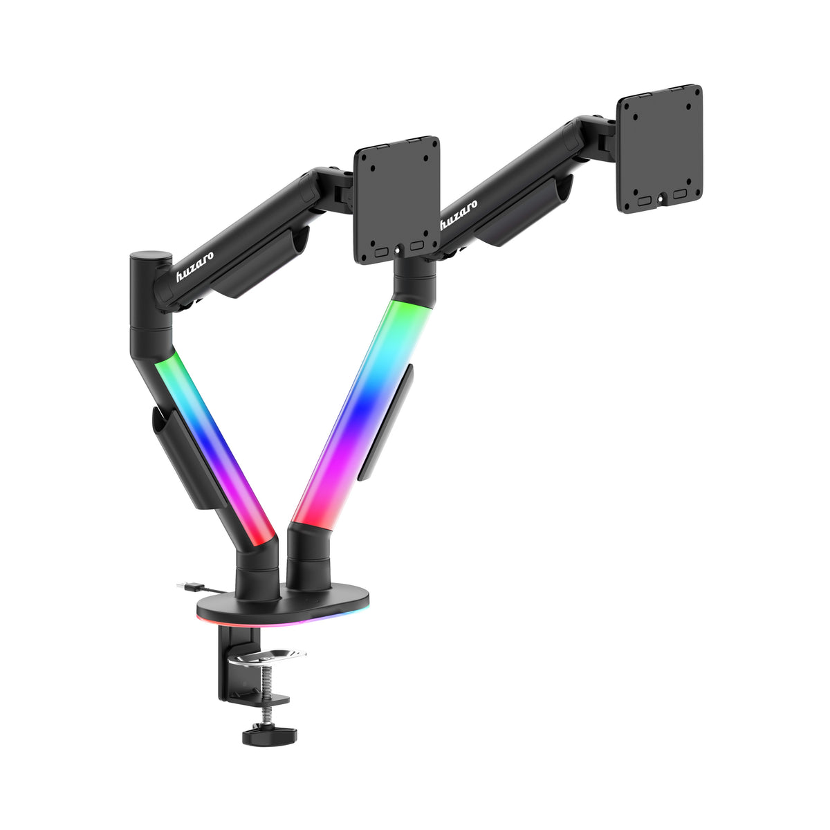 Držák na 2 monitory na stůl Huzaro Motion 2.6 RGB