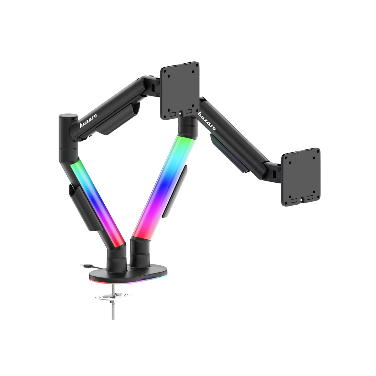 Držák na 2 monitory na stůl Huzaro Motion 2.6 RGB