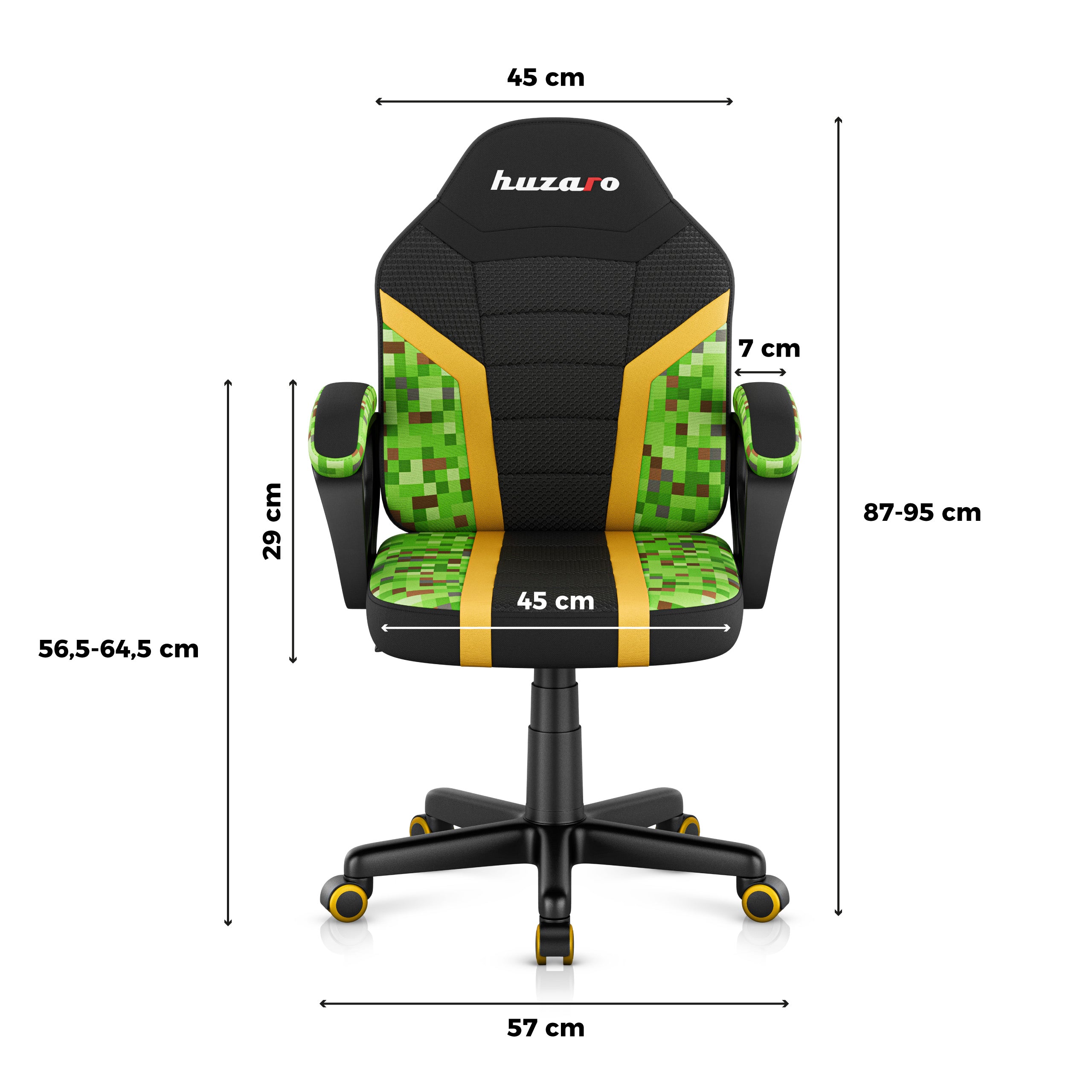 Dětské herní křeslo HUZARO RANGER 1.0 Pixel Mesh