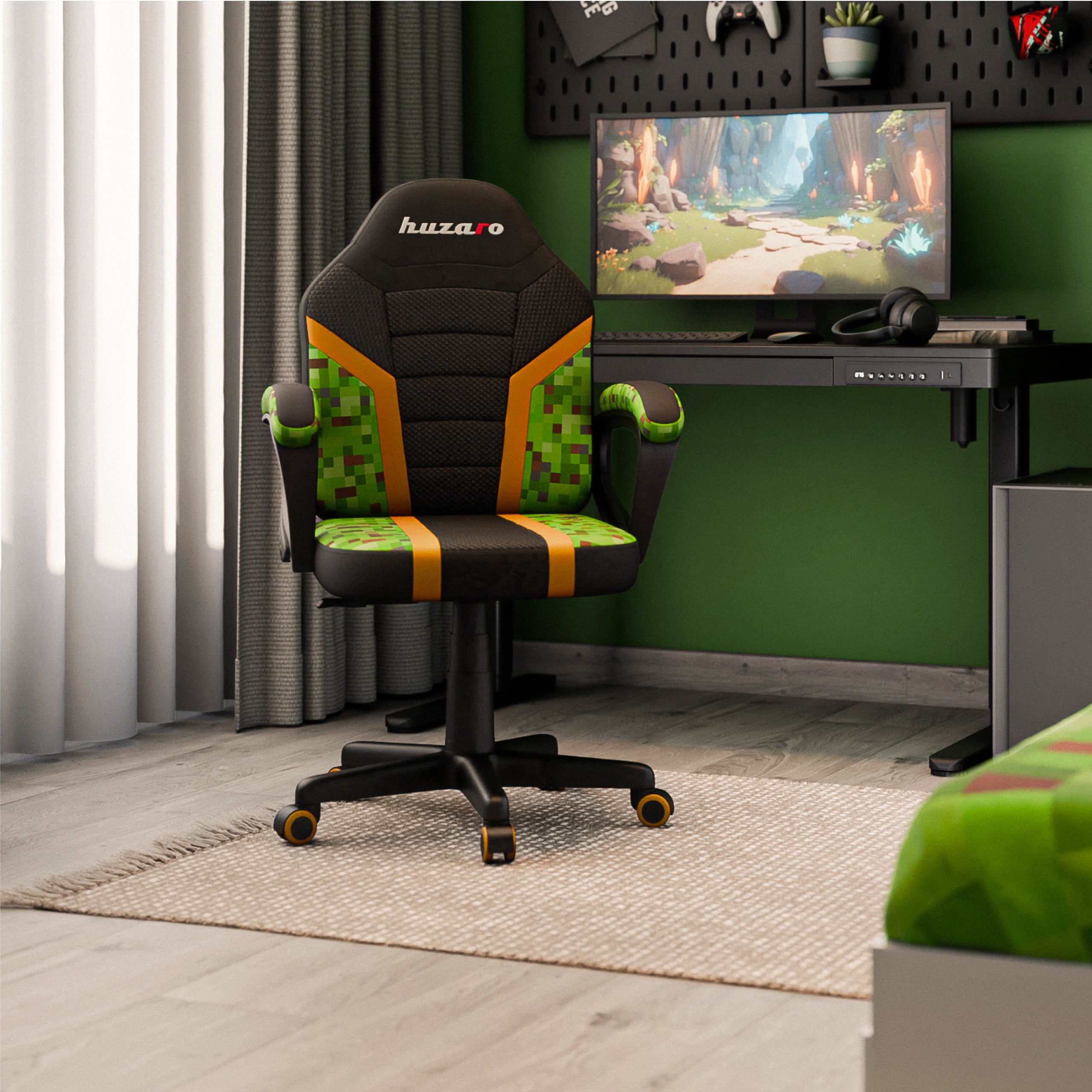 Dětské herní křeslo HUZARO RANGER 1.0 Pixel Mesh